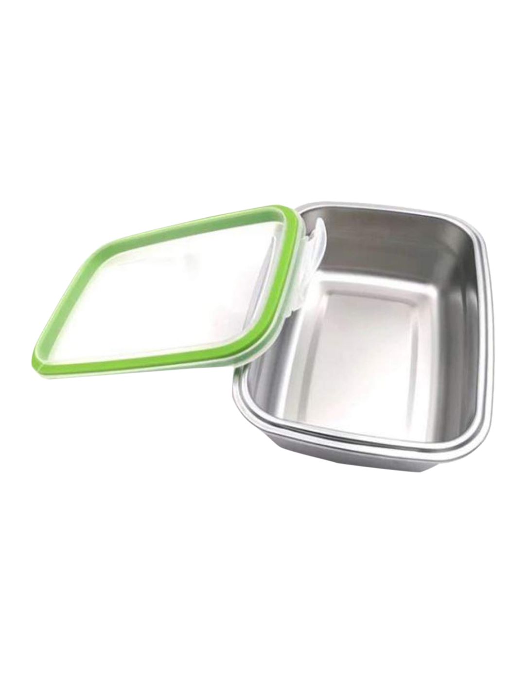 Femora Silver-Toned Stainless Steel Lunch Box 2800ml Price in India