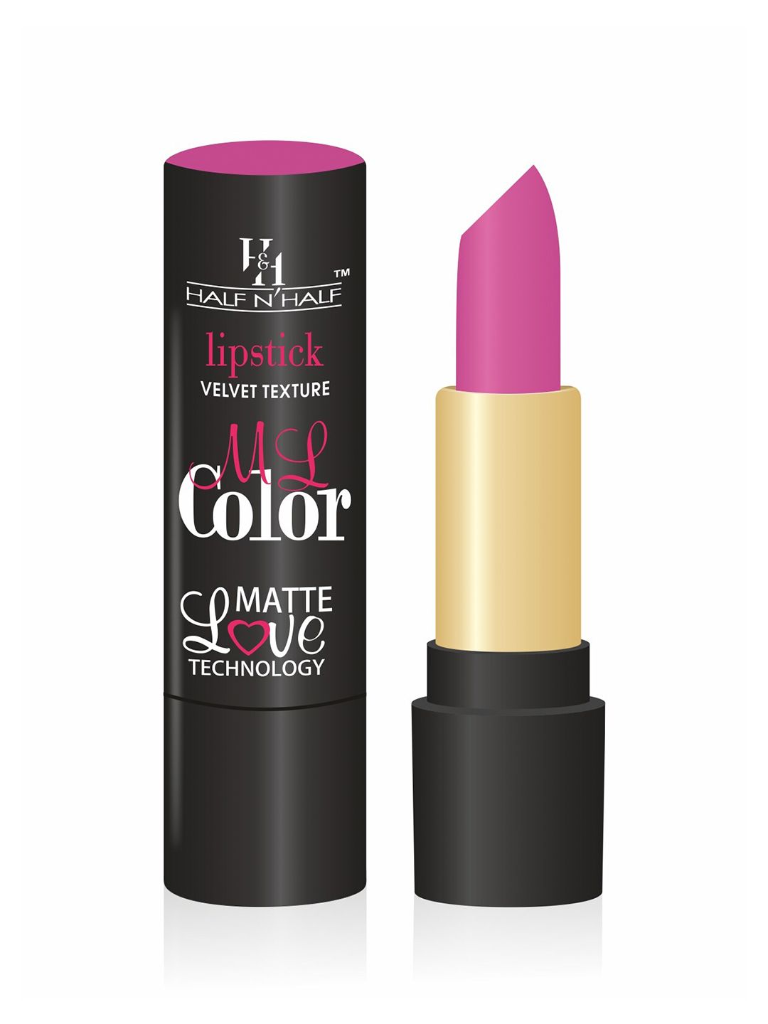 Half N Half ML Colour Velvet Texture Matte Love Technology Lipstick - Boyfriend Stealer Price in India