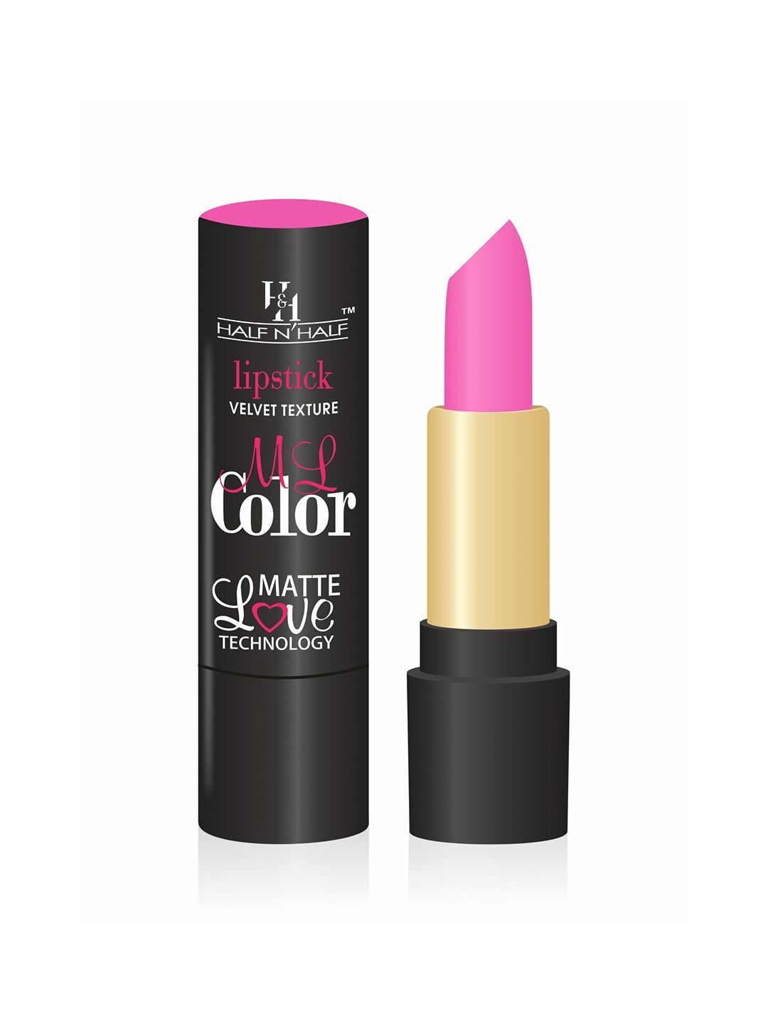 Half N Half ML Colour Velvet Texture Matte Love Technology Lipstick 3.8 g - Bomb Sell Price in India