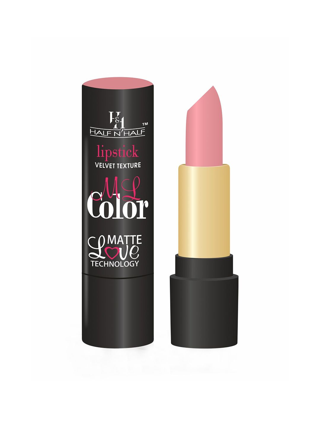 Half N Half Velvet Matte Texture My Color Lipstick - Ravishing Nude Price in India