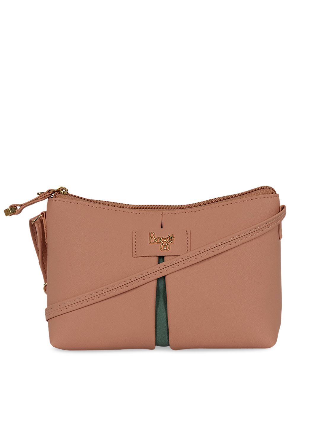 Baggit Rose Pink Structured Sling Bag Price in India