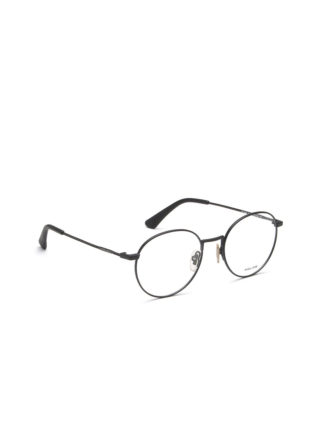 Police Women Black Full Rim Round Frame VPL665K50531FR Price in India