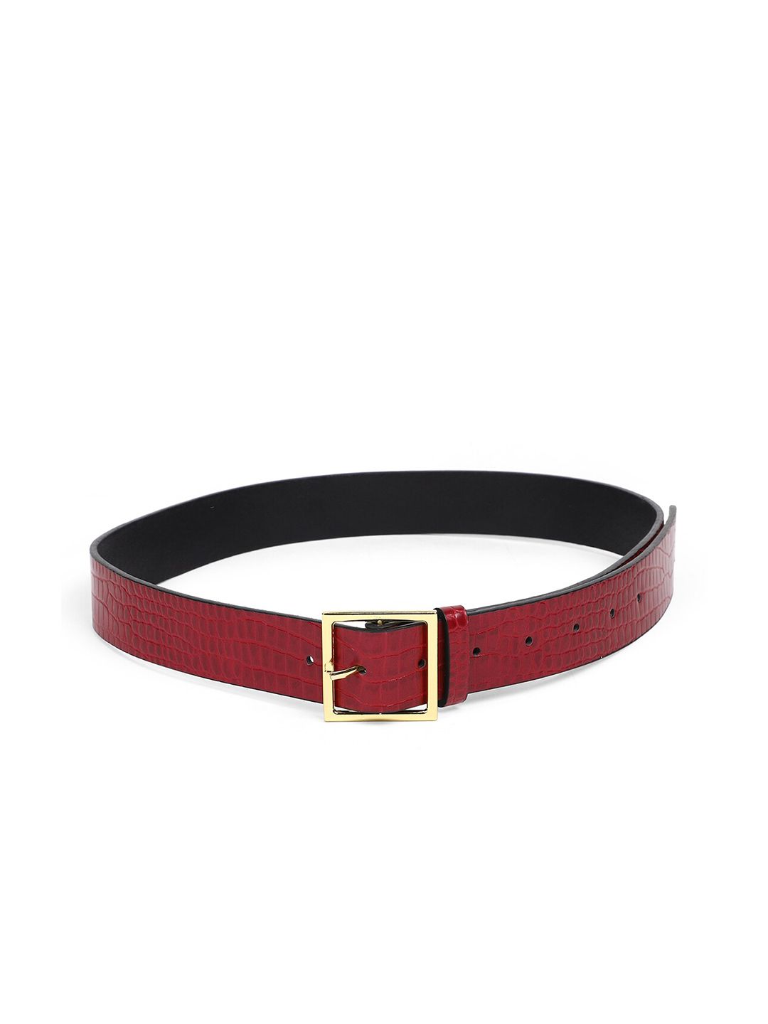 20Dresses Women Maroon Textured Belt Price in India