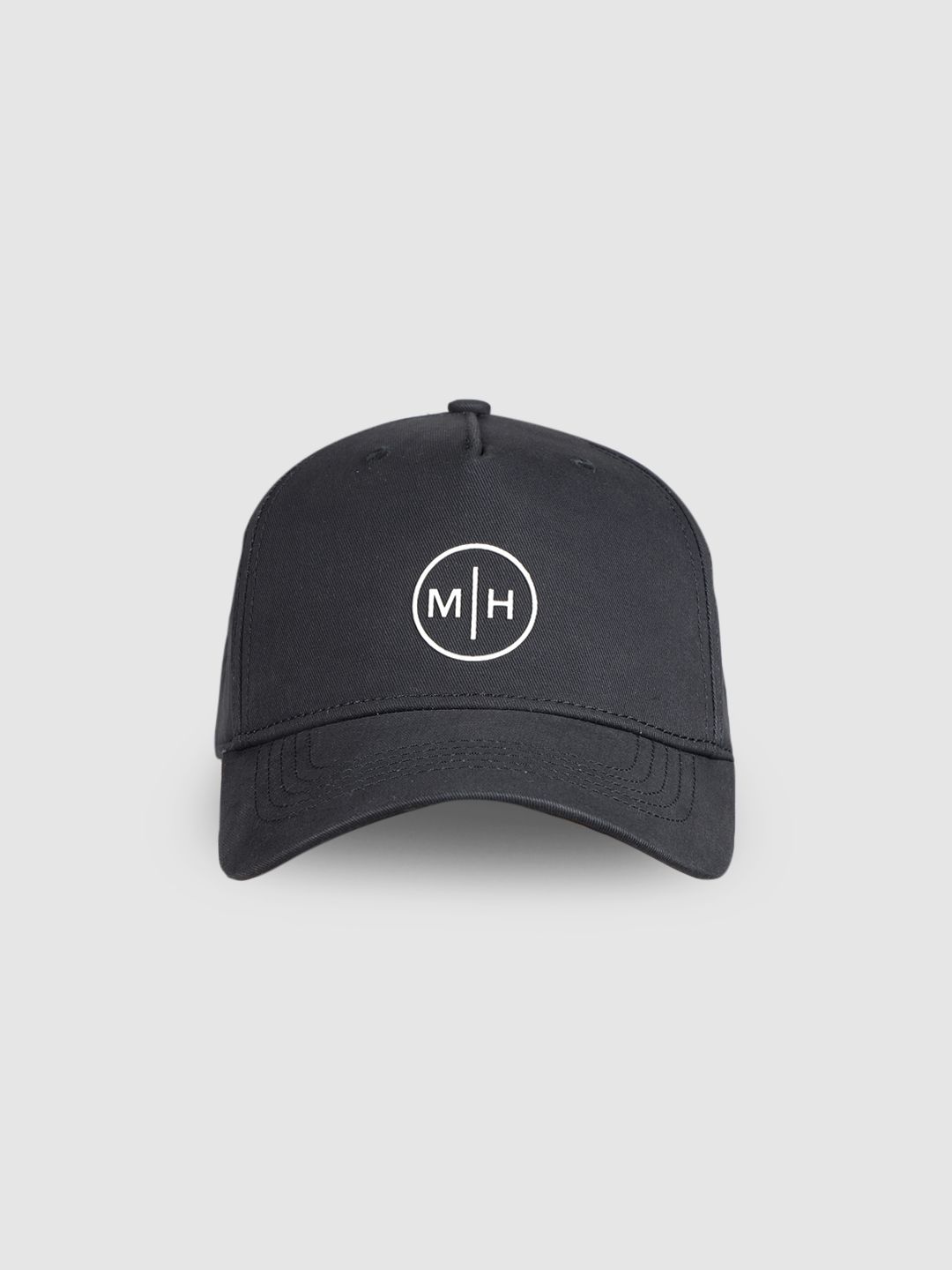 Mast & Harbour Unisex Navy Blue Printed Cotton Baseball Cap