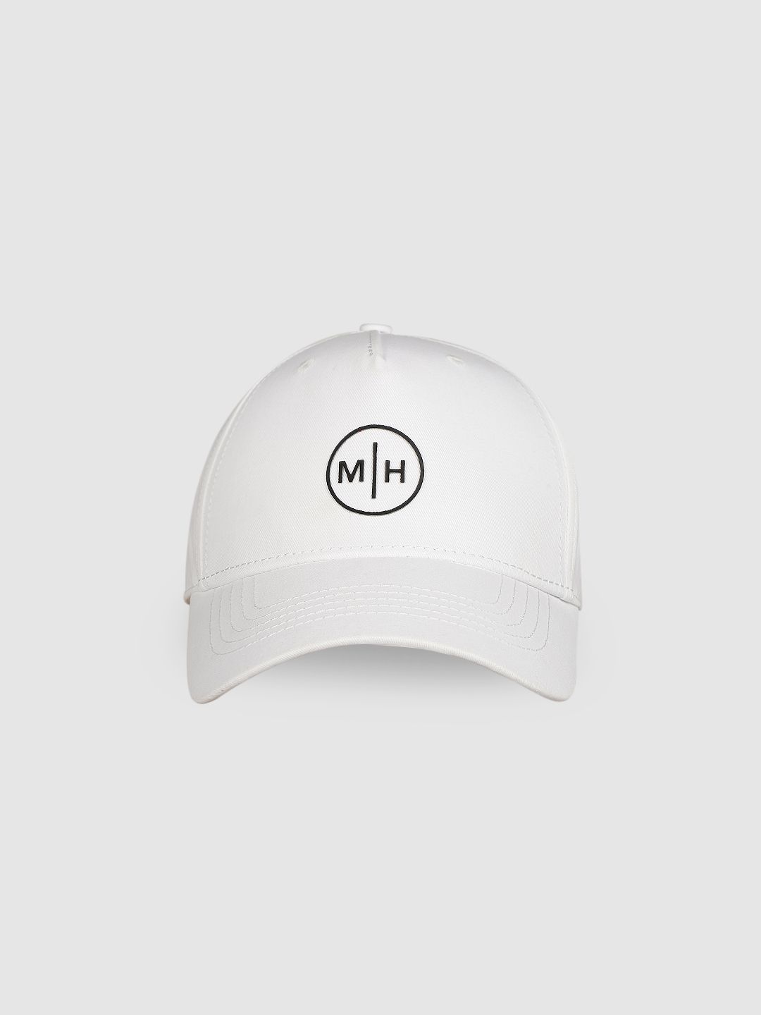 Mast & Harbour Unisex White Printed Baseball Cap
