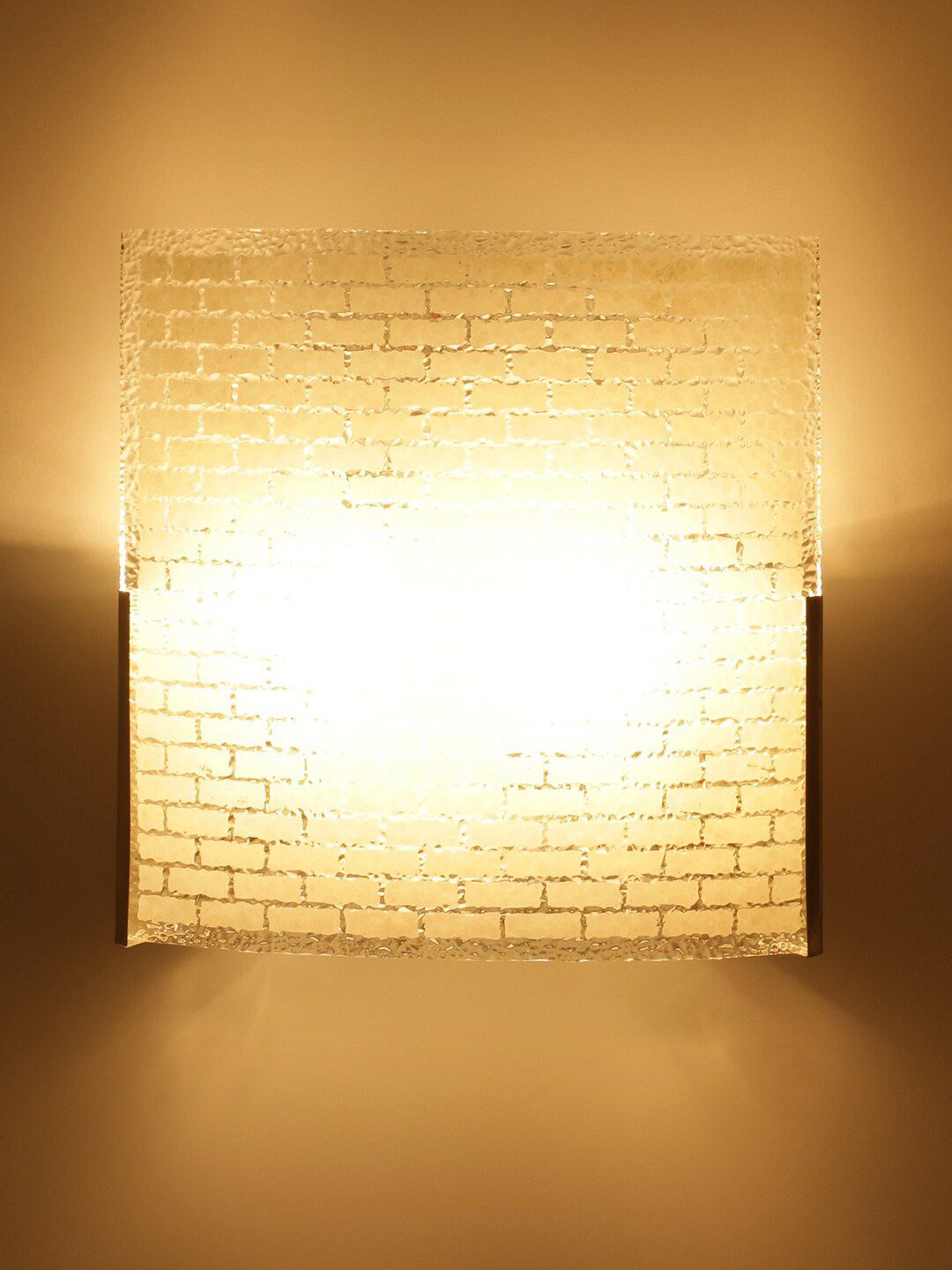 Devansh  Off White Steel & Glass Wall Mounted Light Price in India