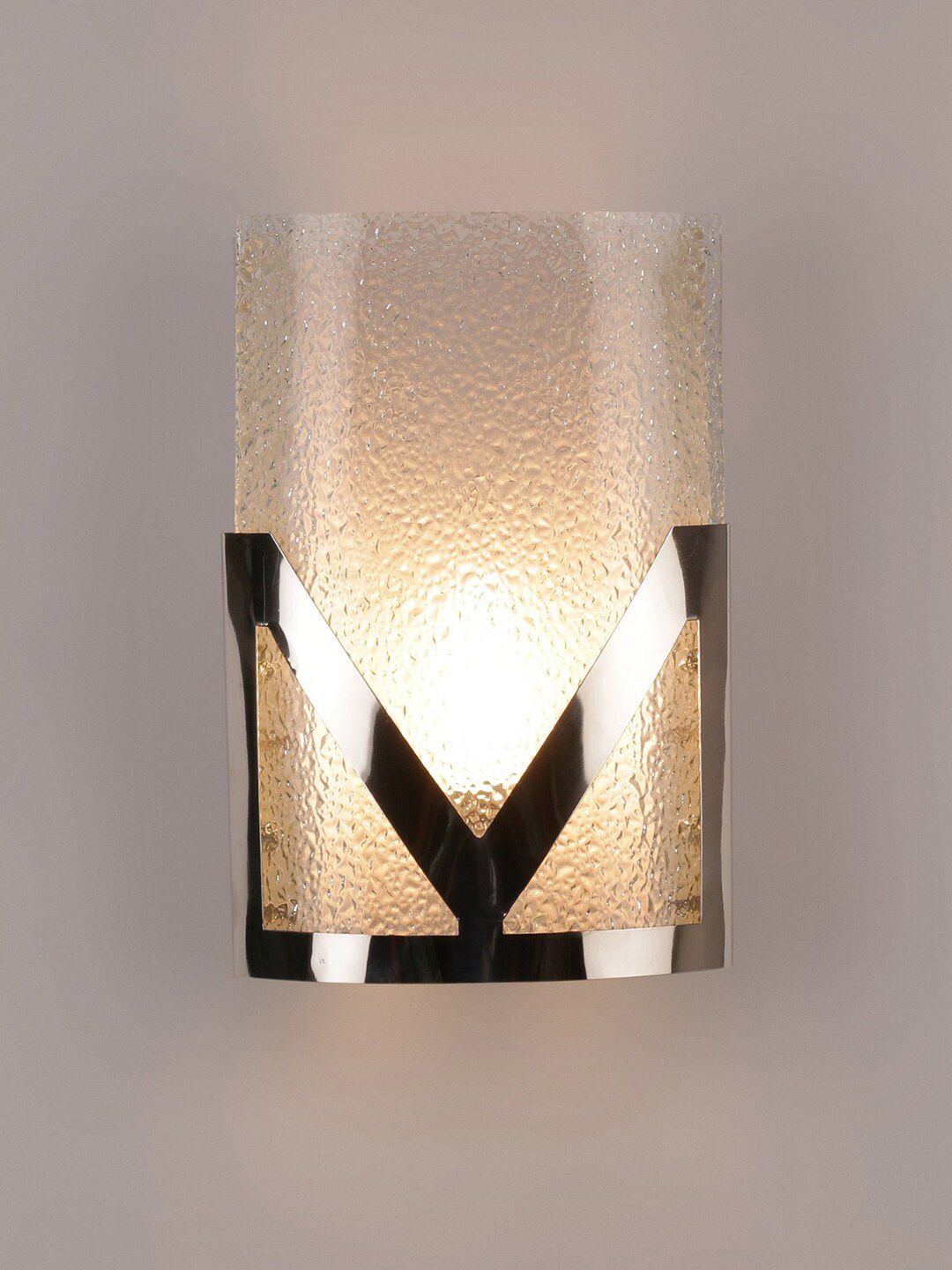 Devansh White Textured Contemporary Wall Mounted Lamp Price in India