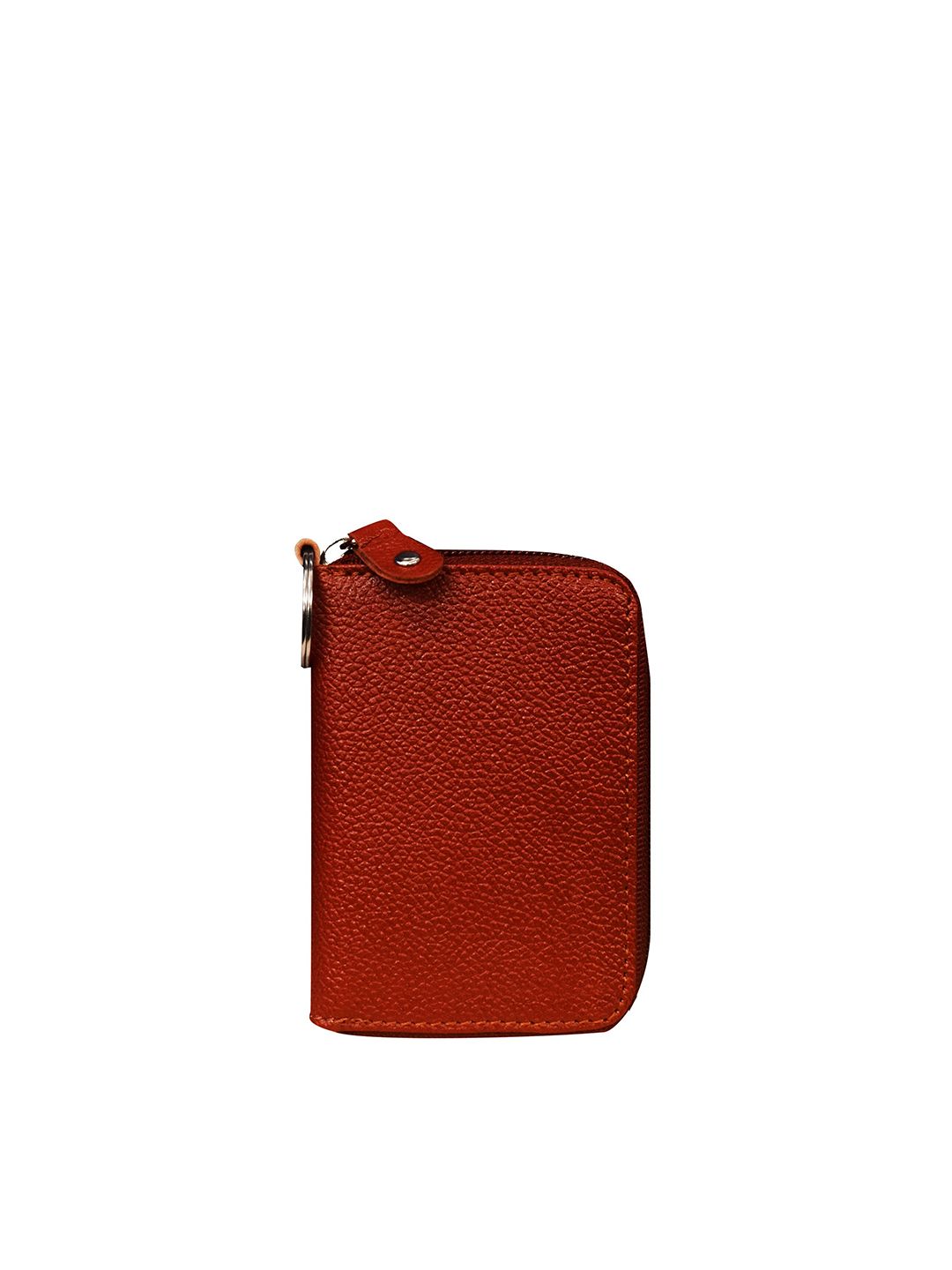 ABYS Unisex Maroon Leather Card Holder Price in India