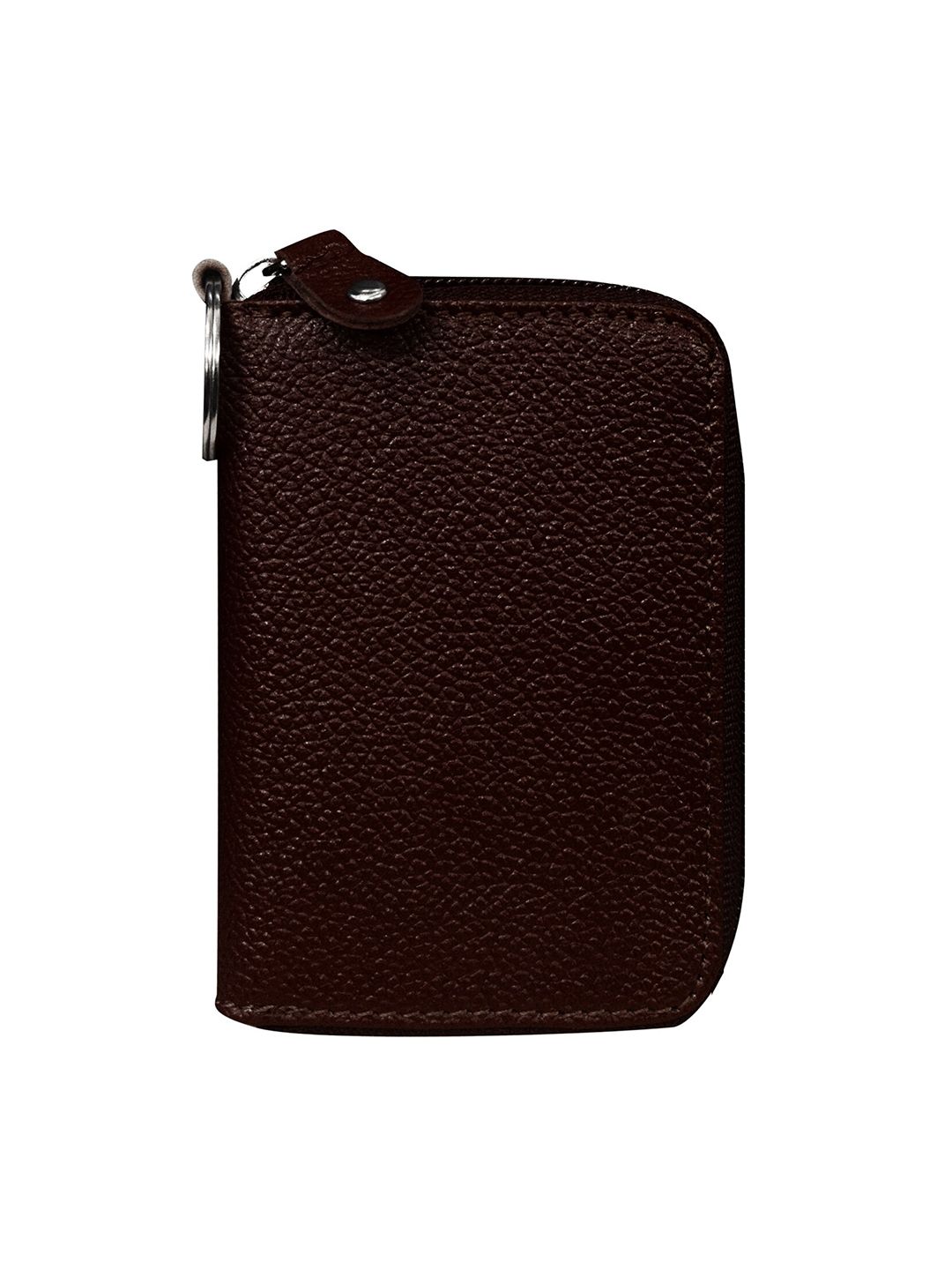 ABYS Unisex Coffee Brown Leather Card Holder Price in India