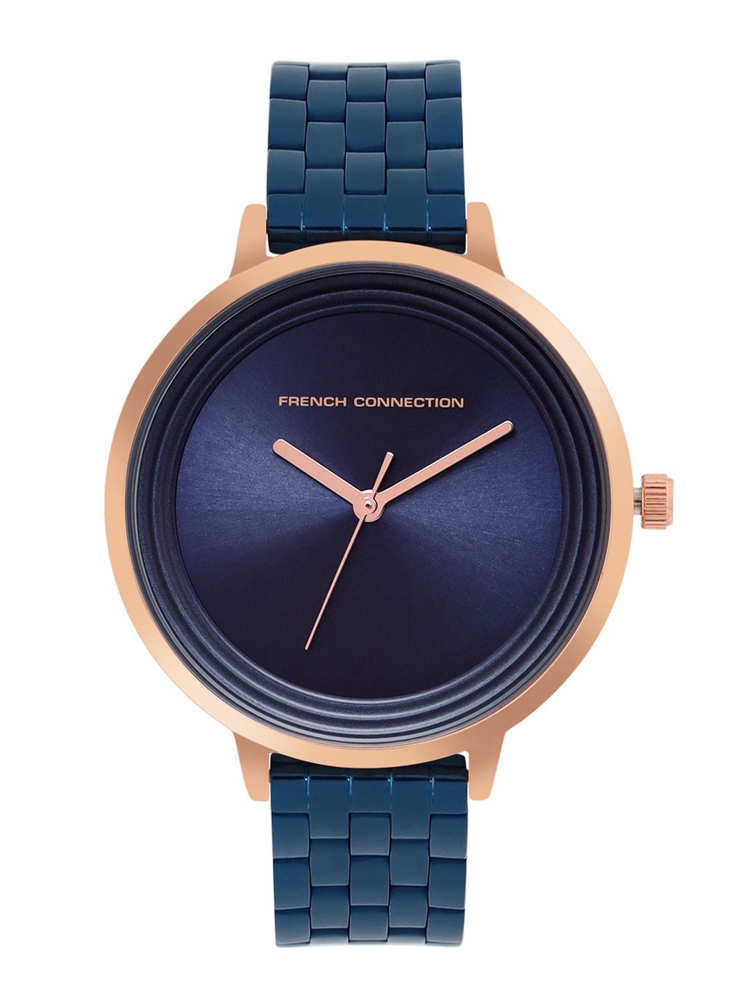 French Connection Women Blue Dial & Blue Bracelet Style Straps Analogue Watch FCN0001S Price in India