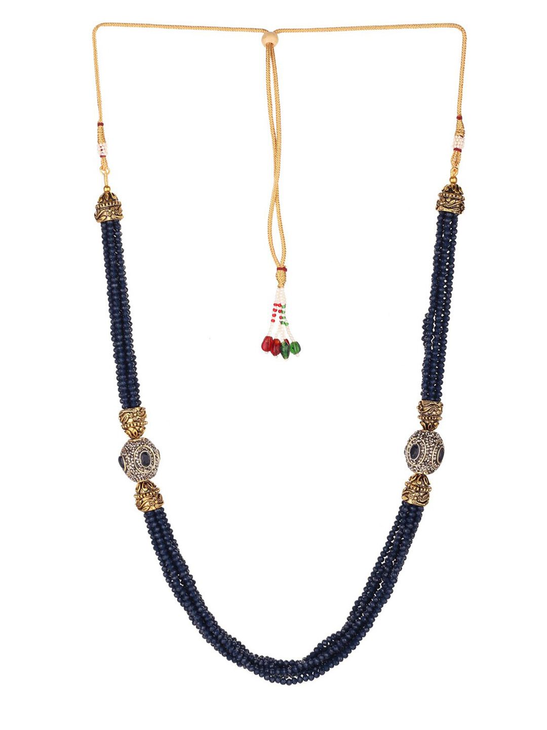Runjhun Blue Gold-Plated Necklace Price in India