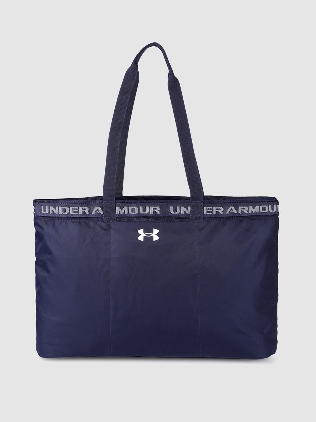 UNDER ARMOUR Navy Blue Solid Shopper Tote Bag Price in India