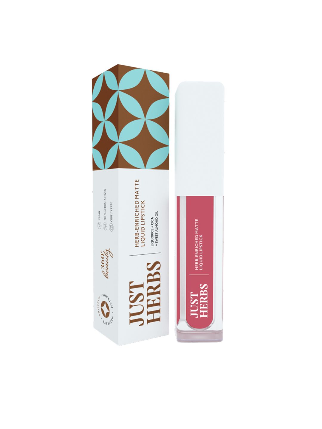 Just Herbs Herb-Enriched Matte Liquid Lipstick 2 ml - Raspberry Pink 09 Price in India