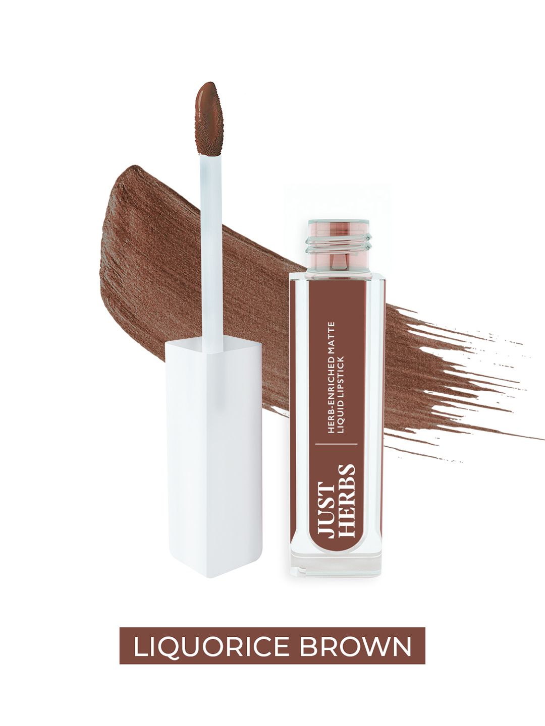 Just Herbs Herb-Enriched Matte Liquid Lipstick 2 ml - Liquorice Brown 12 Price in India