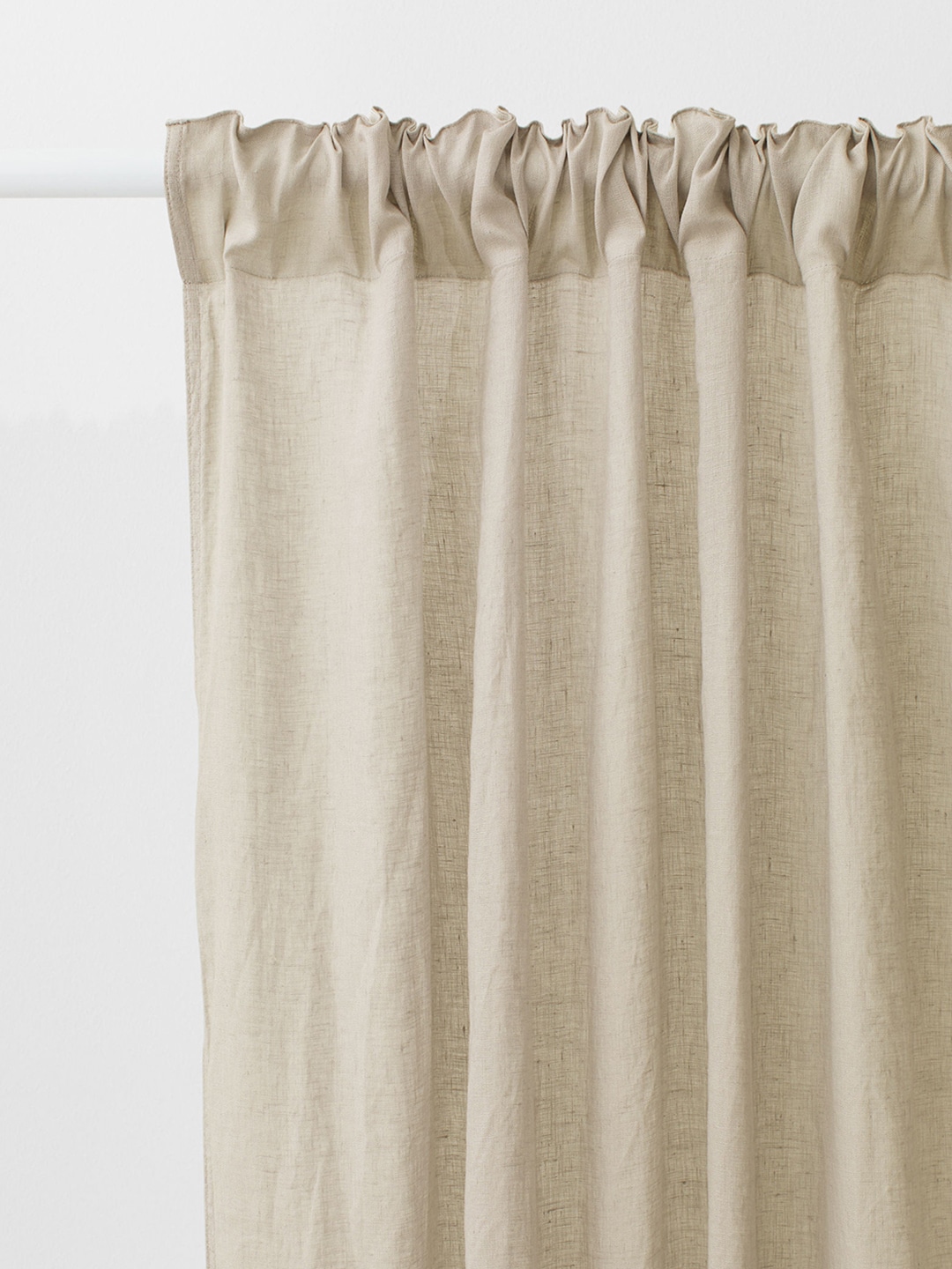 H&M Pack of 2 Beige Curtain Lengths Price in India