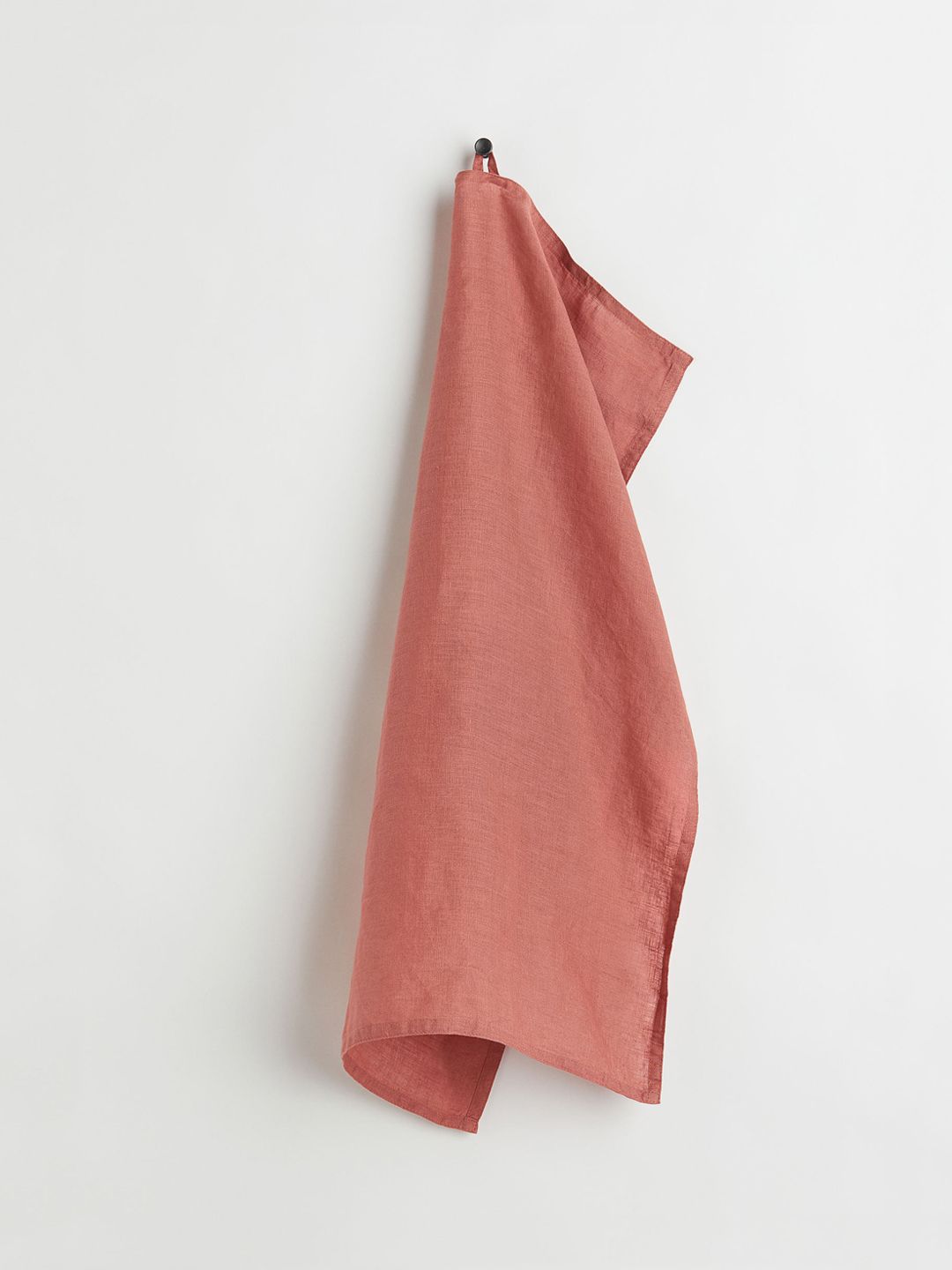 H&M Orange Solid Linen Tea Towel Price in India