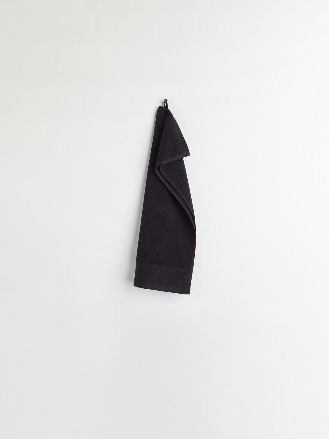 H&M Black Classic Cotton Hand Towel Price in India