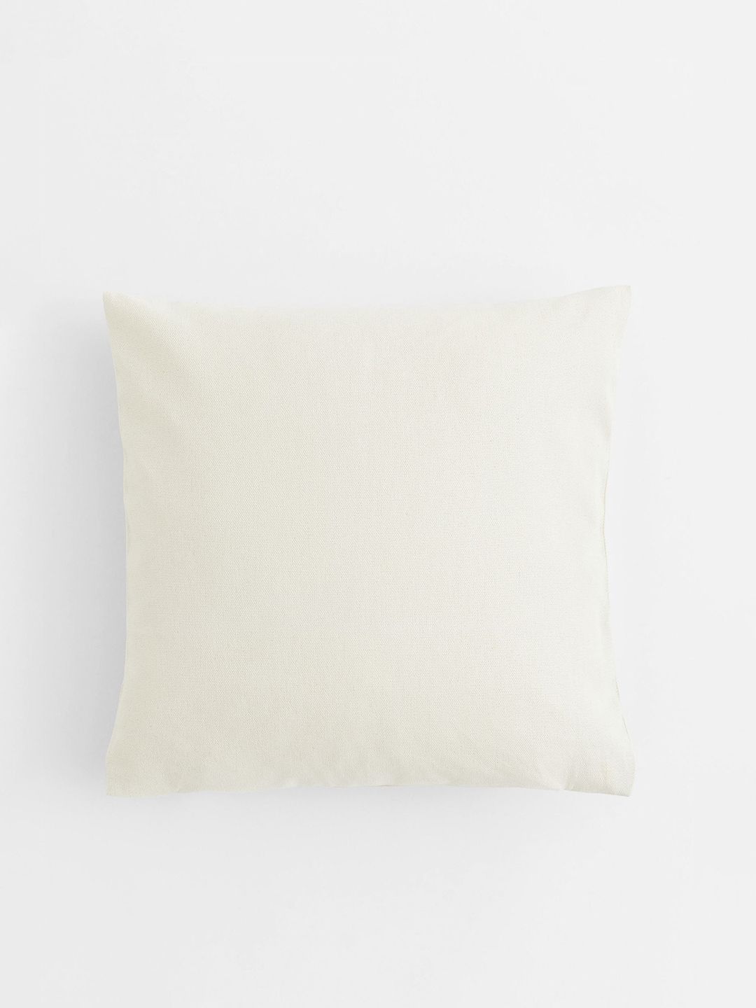 H&M Beige Cotton Canvas Cushion Cover Price in India