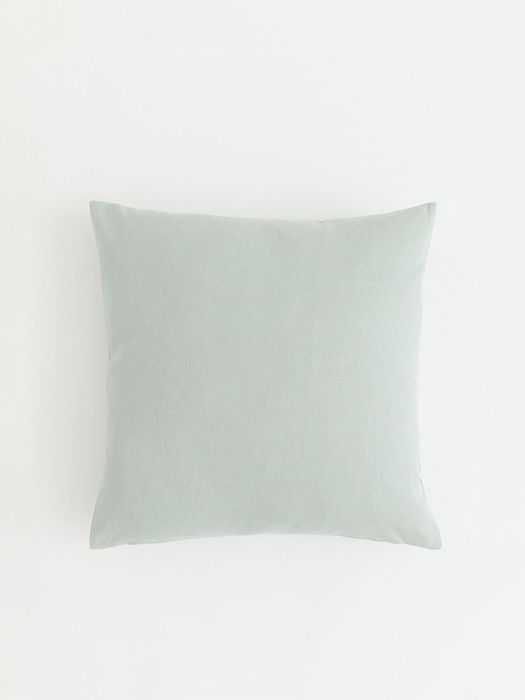 H&M Mint Green Single Cotton Canvas Cushion Cover Price in India