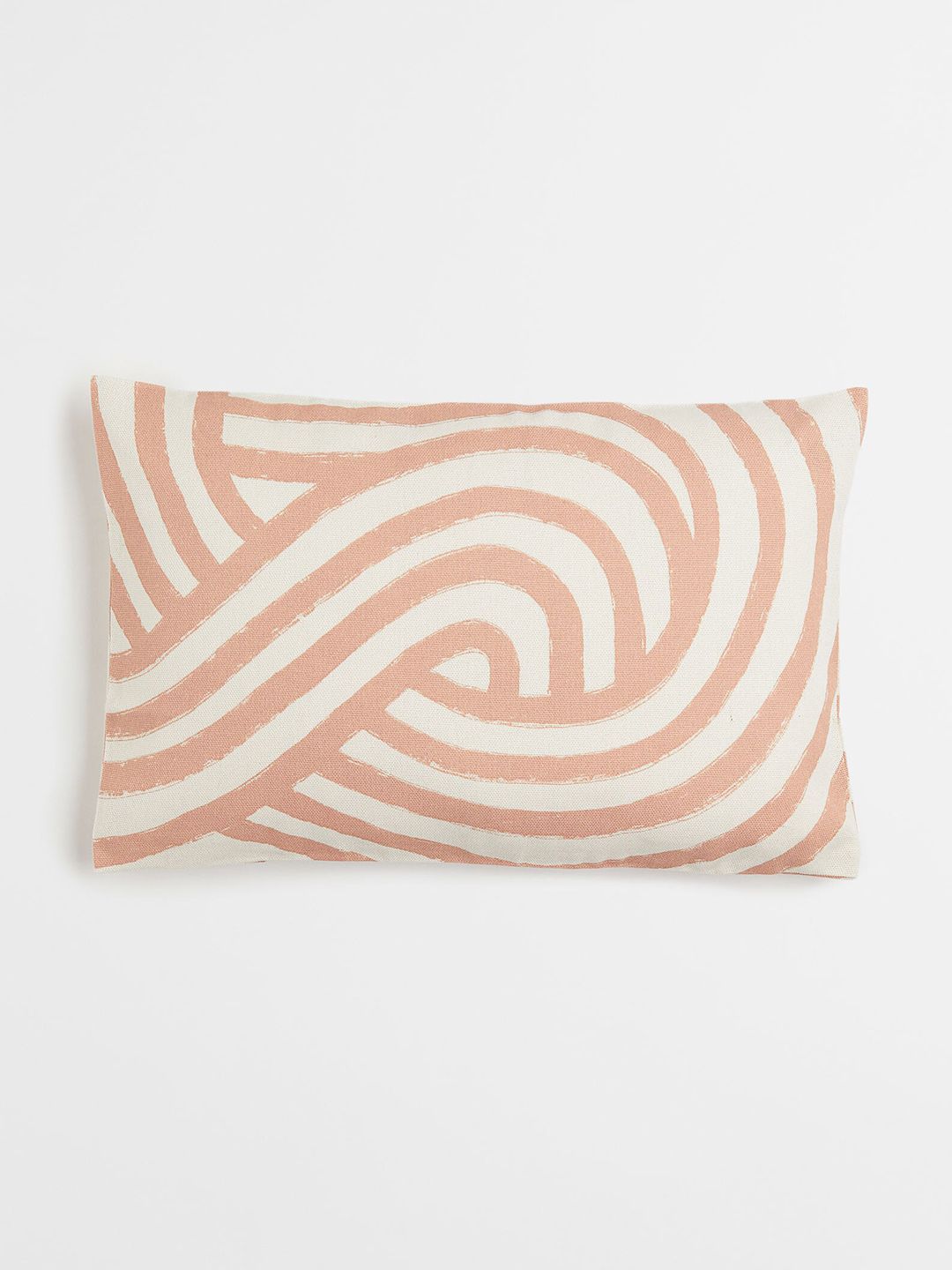 H&M Orange Patterned Cotton Cushion Cover Price in India