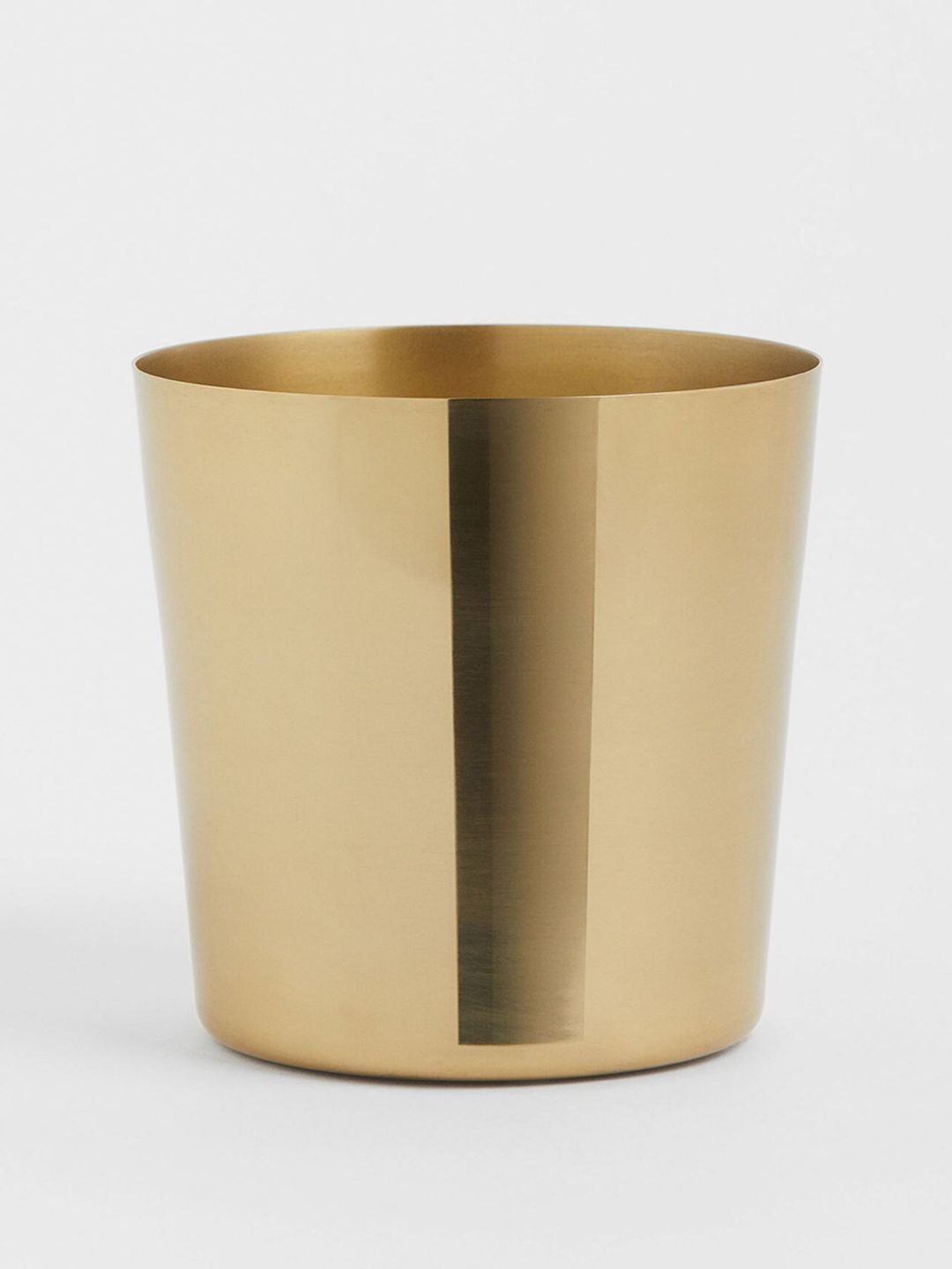 H&M Gold-Toned Small Metal Plant Pot Price in India
