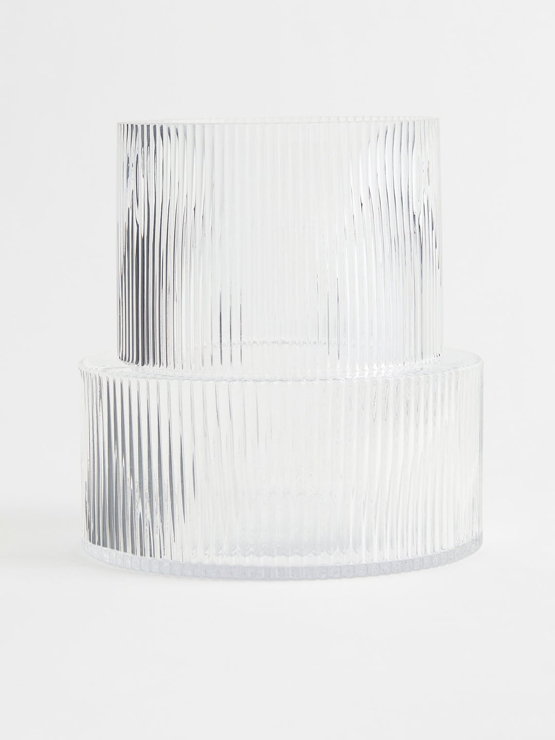 H&M Transparent Glass Vase Price in India