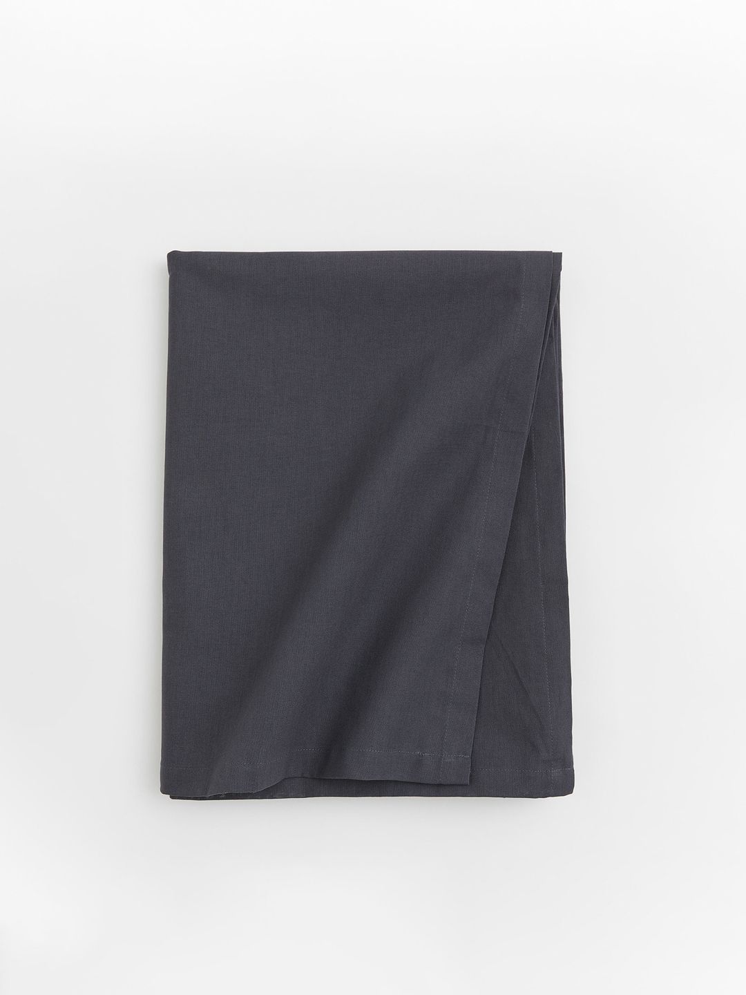 H&M Charcoal Grey Solid Cotton Tablecloth Price in India
