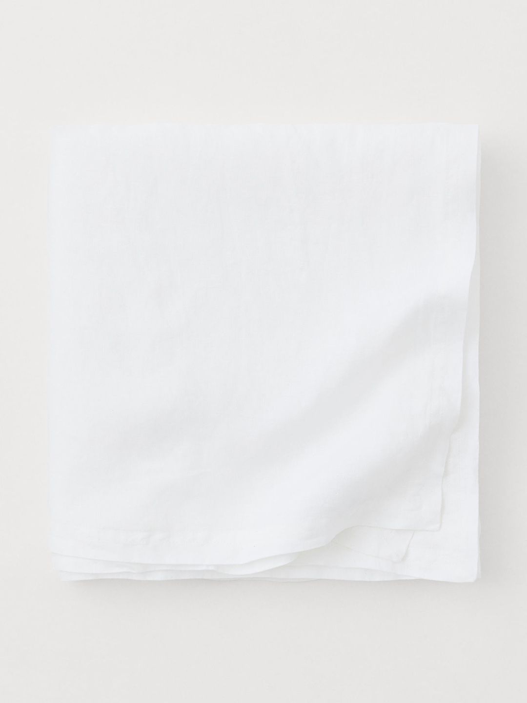 H&M White Washed Linen Tablecloth Price in India