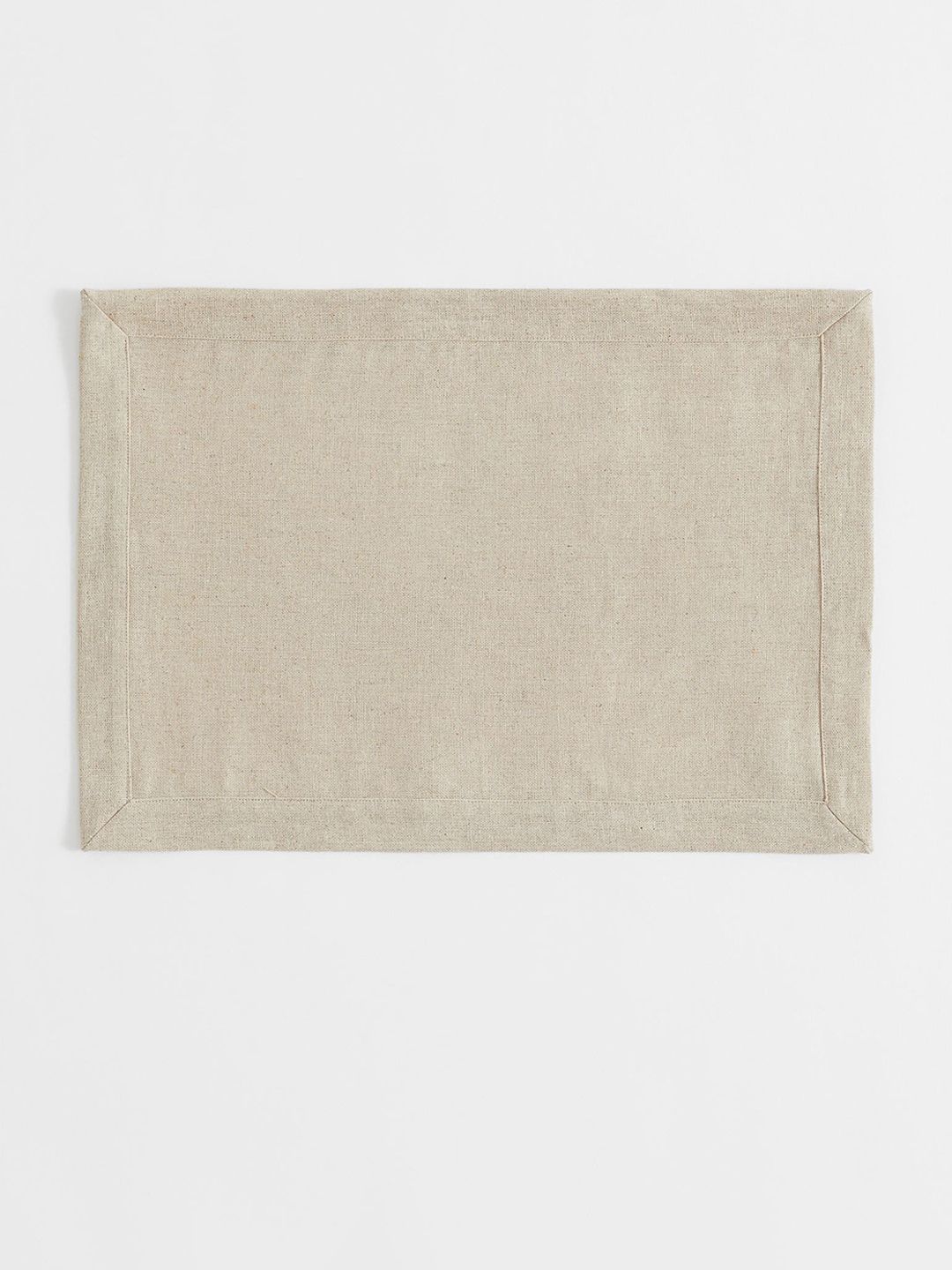 H&M Beige Linen-blend Table Mat Price in India