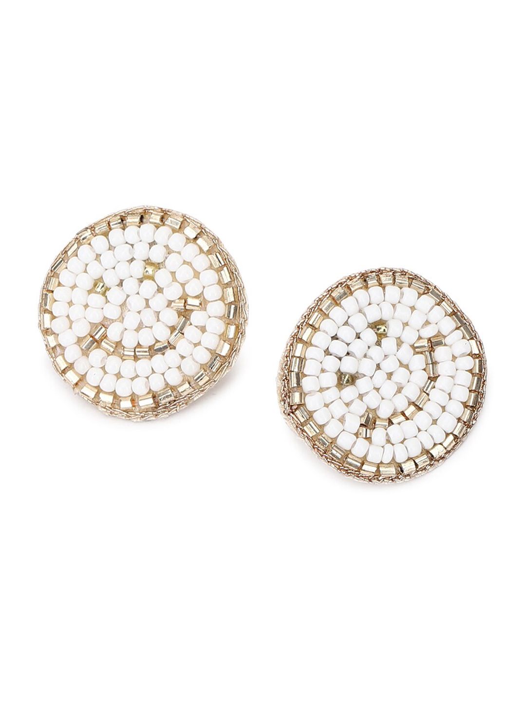 FOREVER 21 White Contemporary Drop Earrings Price in India