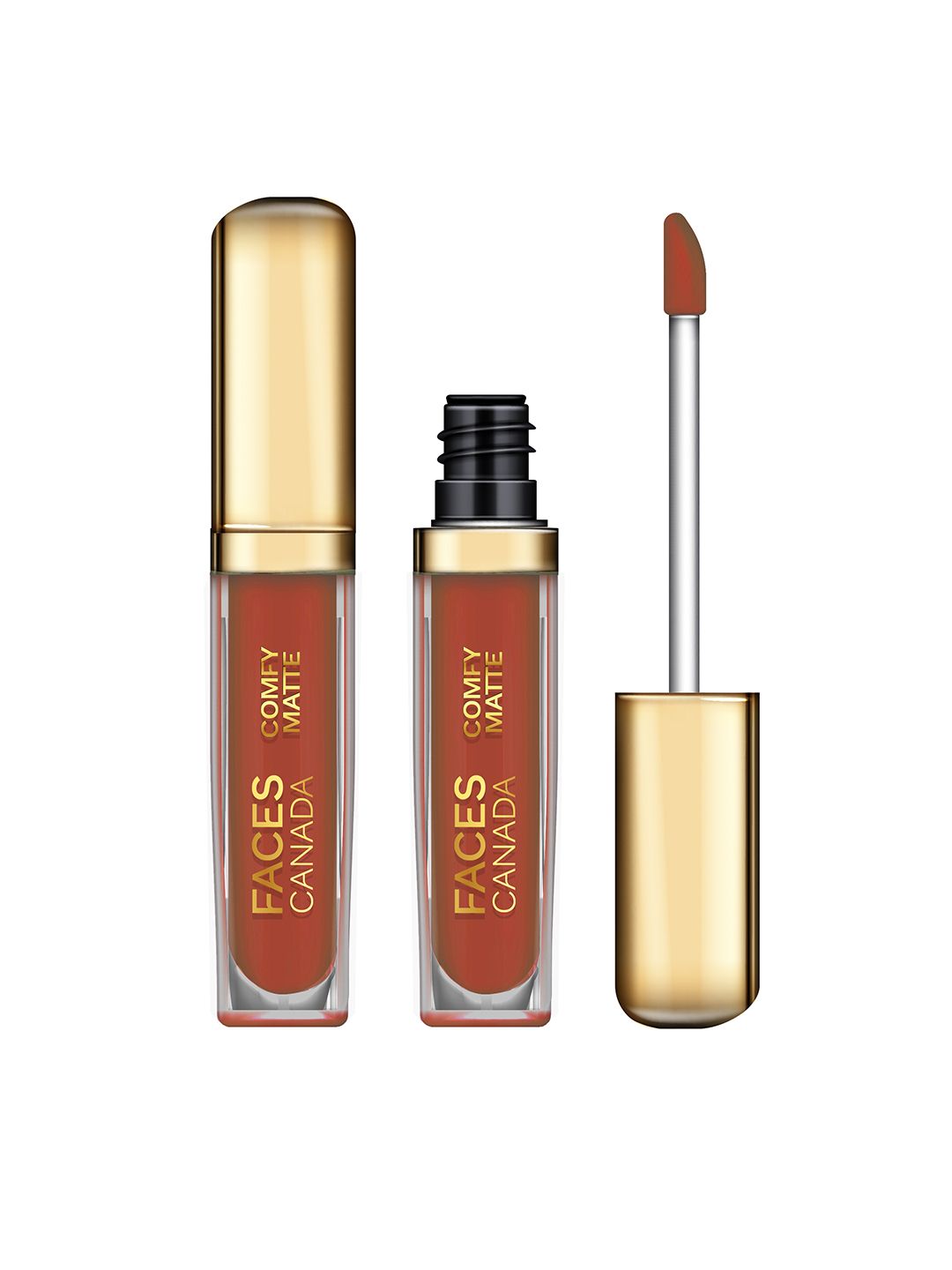 FACES CANADA Comfy Matte Lip Color 3 ml  - For The Win 08 Price in India
