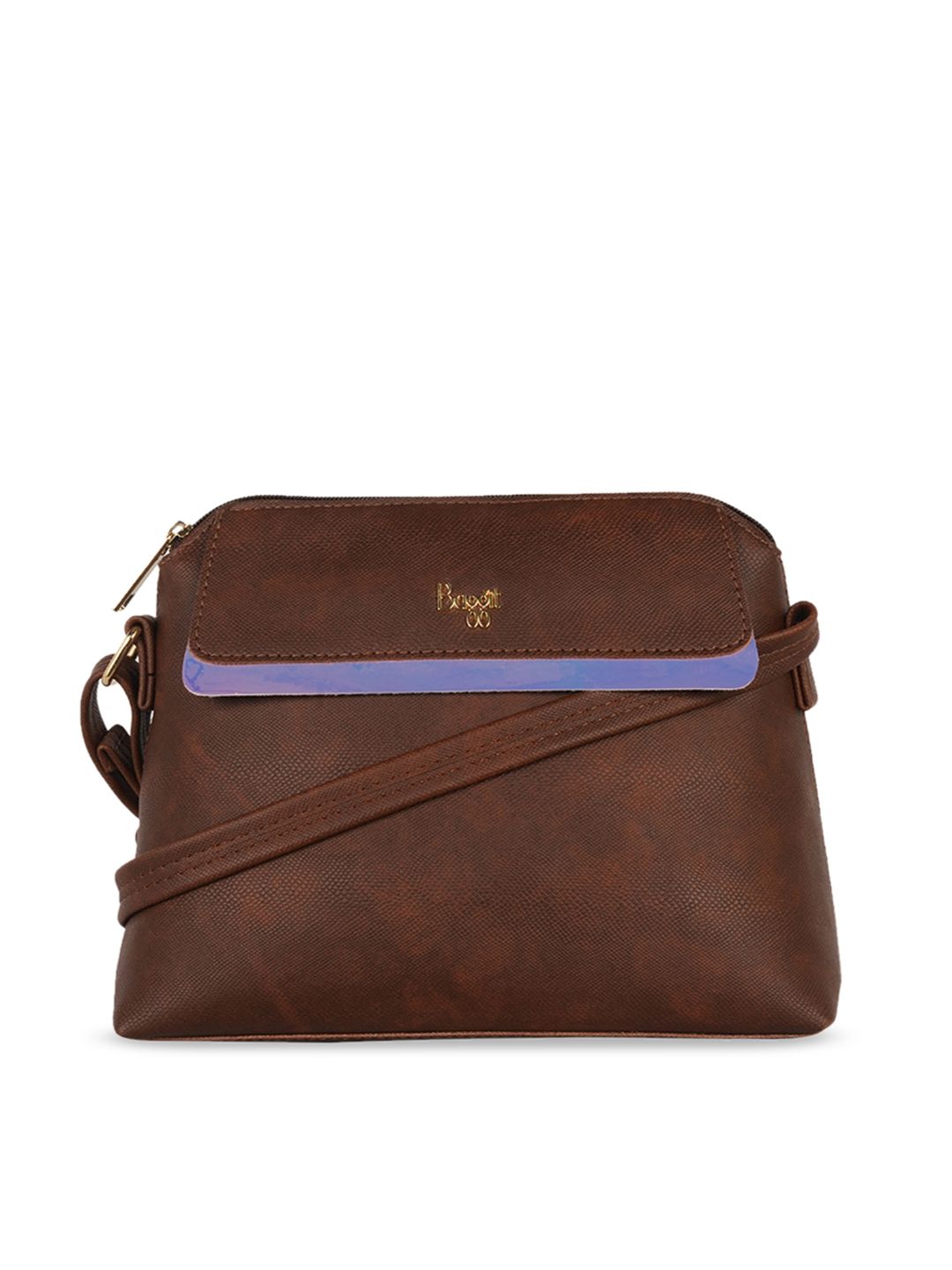 Baggit Brown Structured Sling Bag Price in India