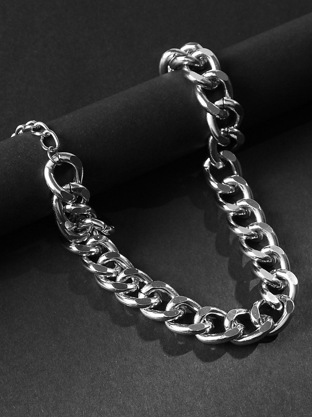 Kazo Silver-Plated Link Chain Price in India