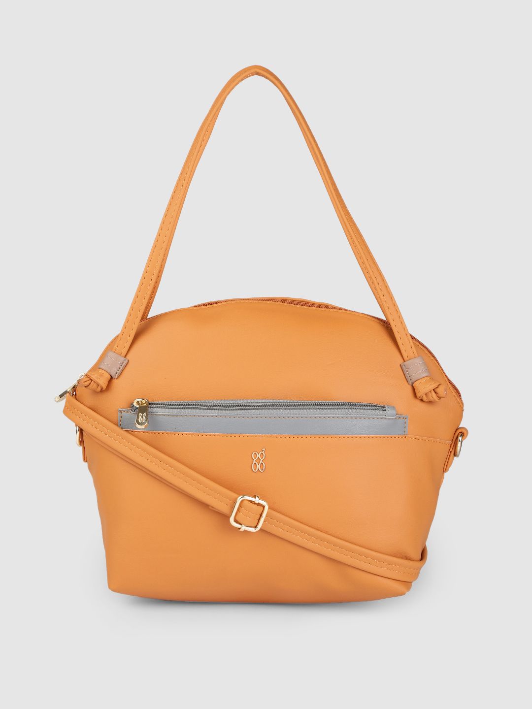 Baggit Mustard Yellow Solid Shoulder Bag Price in India