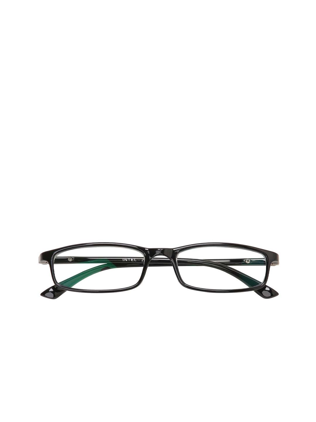 Intellilens Unisex Black Full Rim Frames with Nvision Blue Cut Reading Glasses INTEL201 Price in India