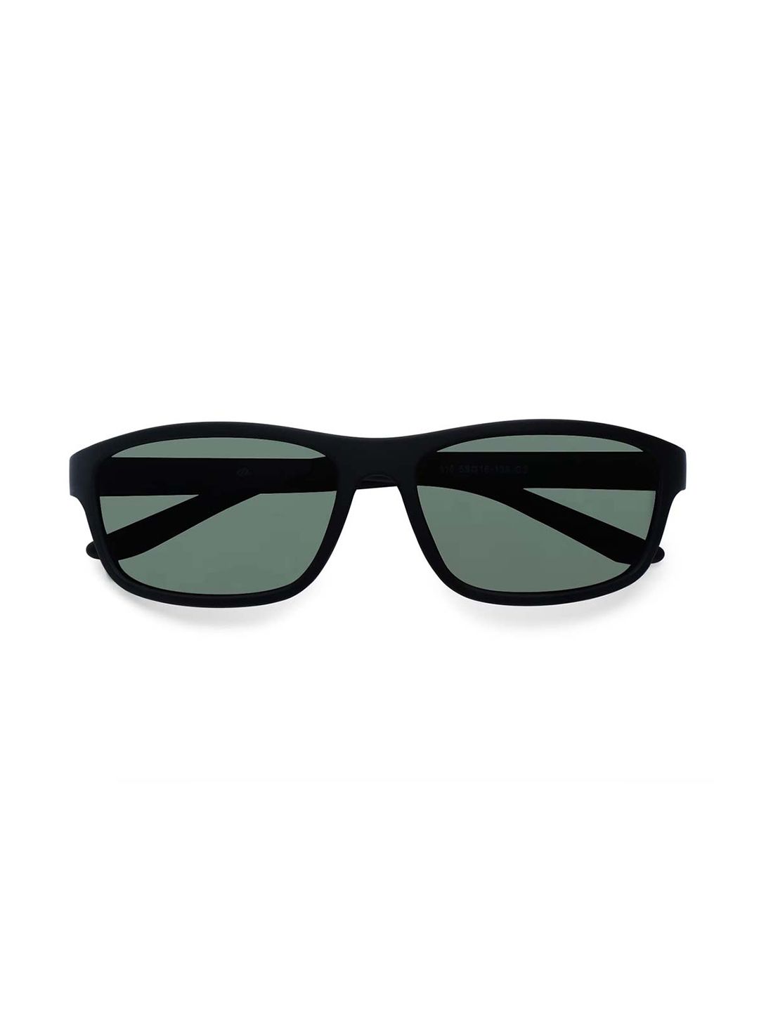 Intellilens Unisex Black Full Rim Square UV Protected Polarised Sunglasses Price in India