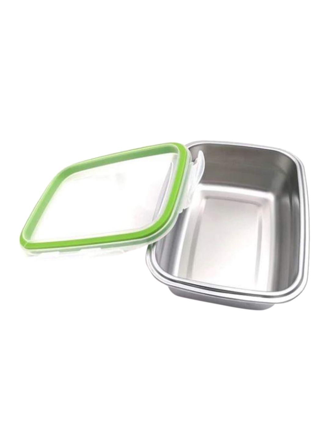 Femora Silver-Toned Solid Stainless Steel Lunch Box Price in India