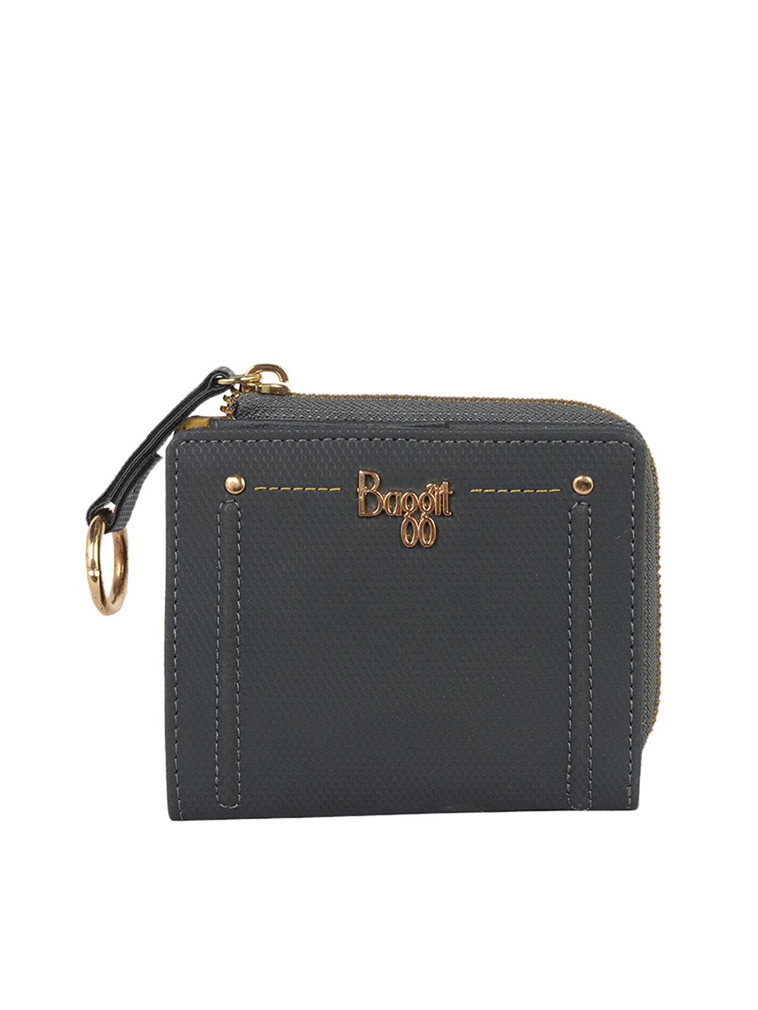 Baggit Women Grey Two Fold Wallet Price in India