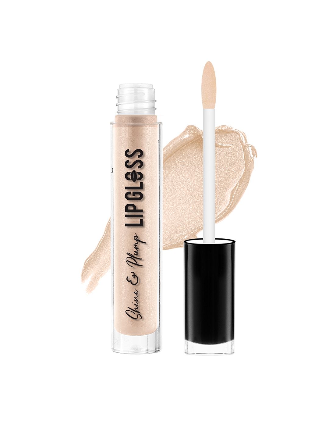 SWISS BEAUTY Shine & Plump Lip Gloss 4ml - Nude 01