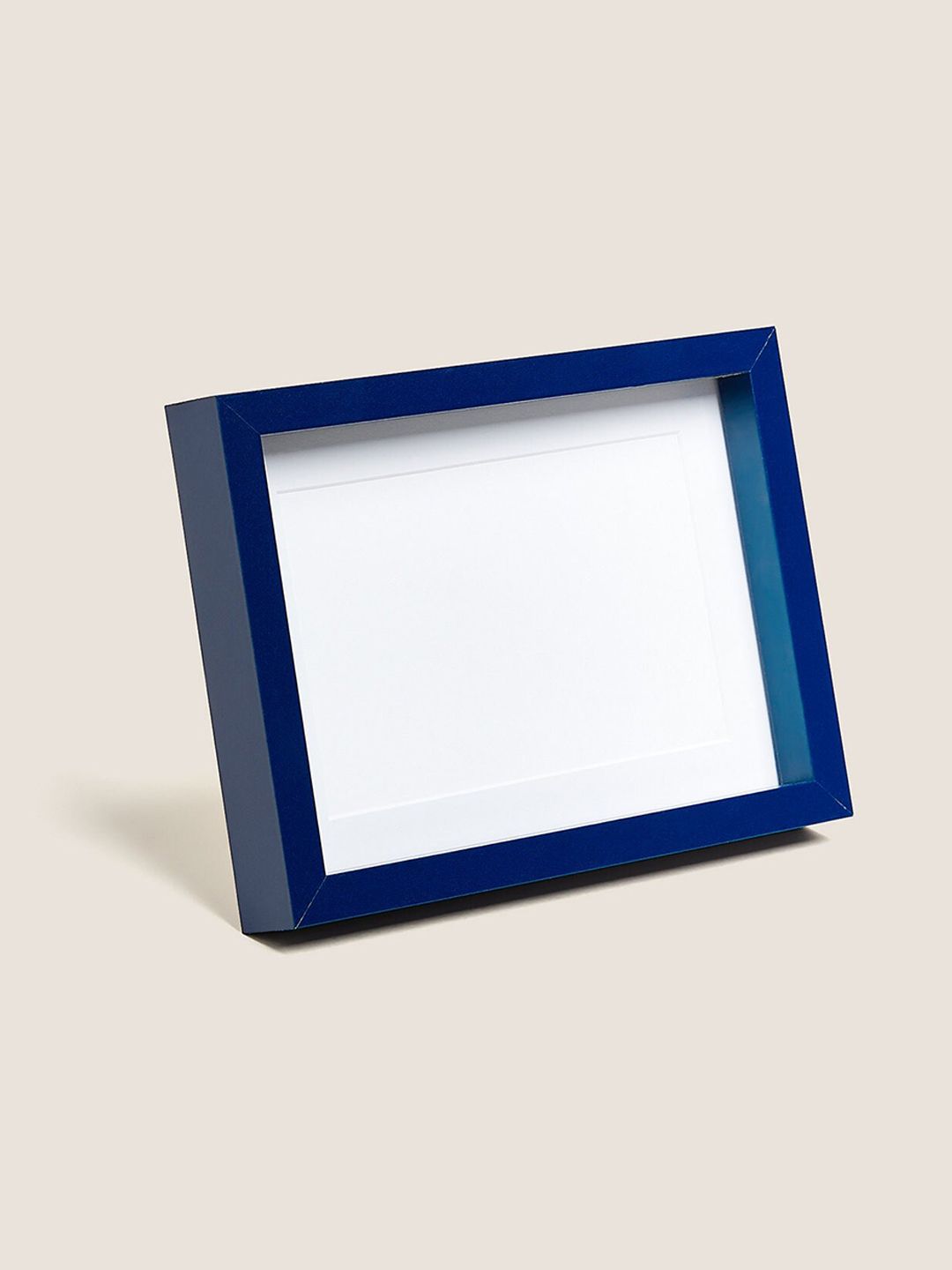 Marks & Spencer Navy Blue Solid Wooden Table Photo Frames Price in India