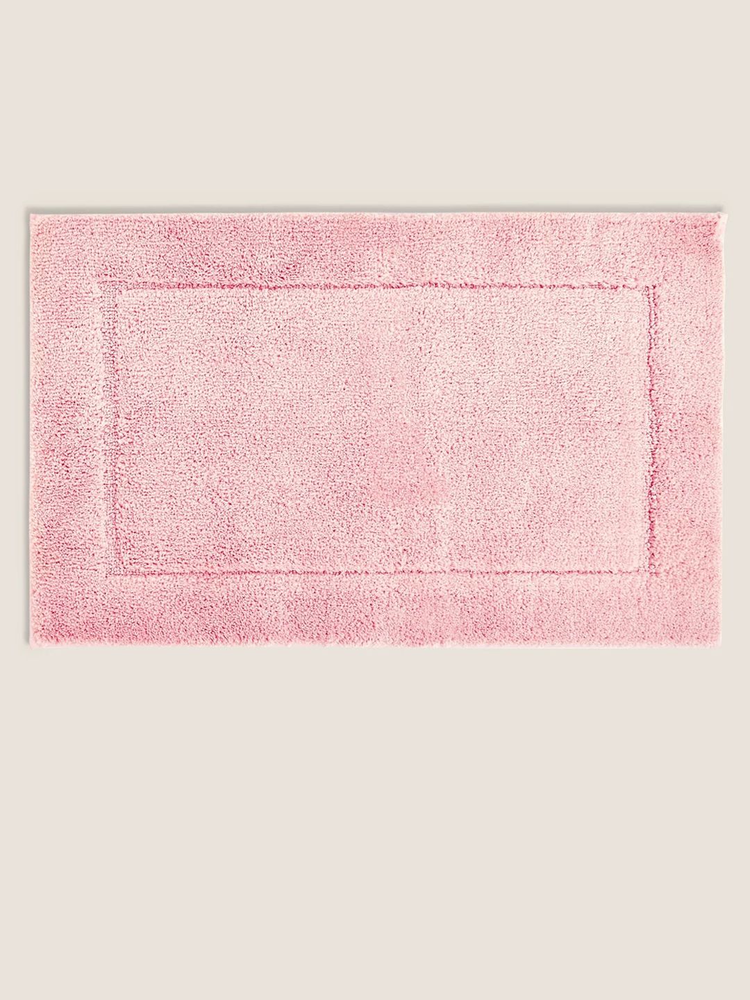 Marks & Spencer Pink Solid 150GSM Bath Rug Price in India