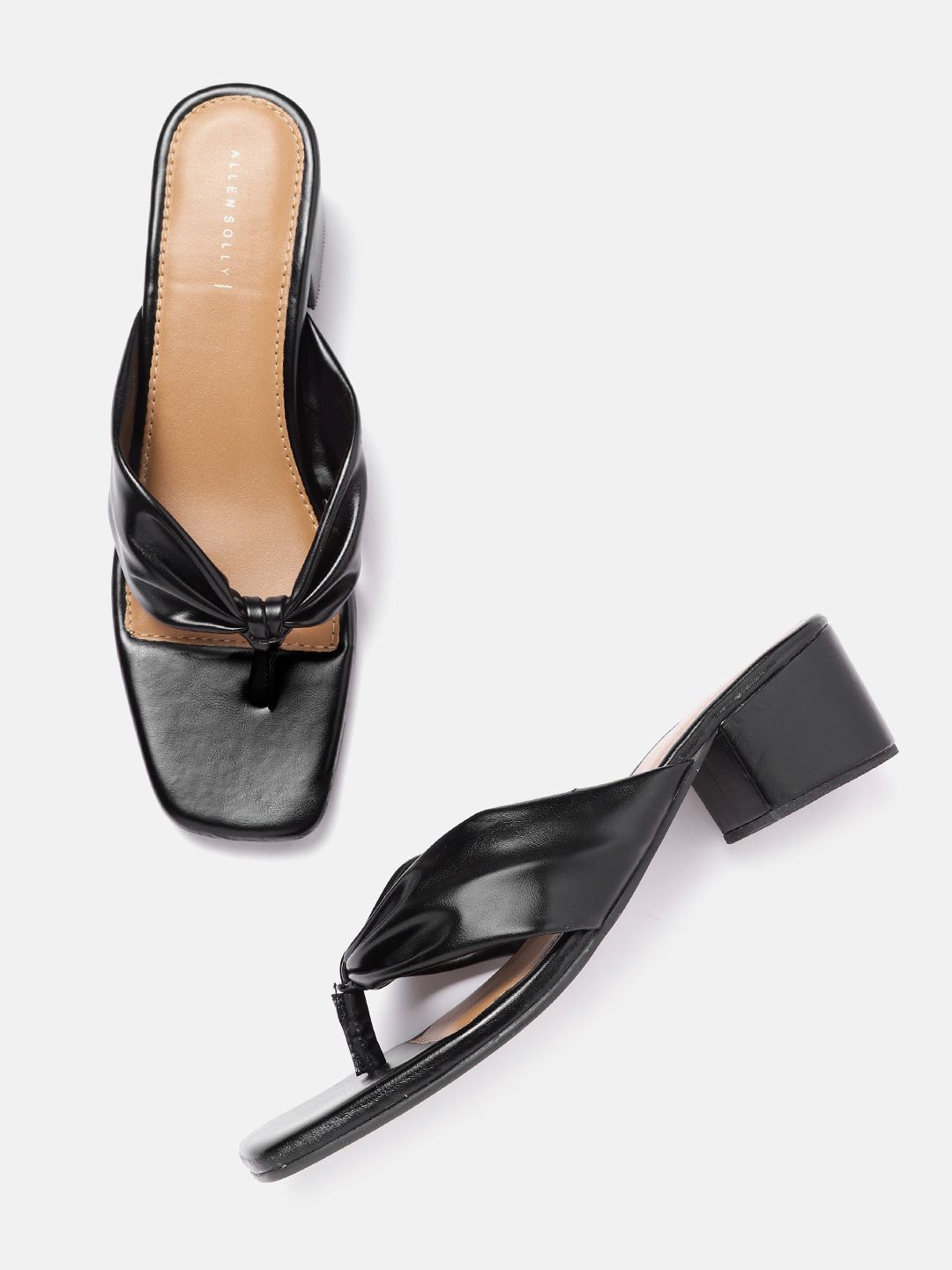 Allen solly block on sale heels