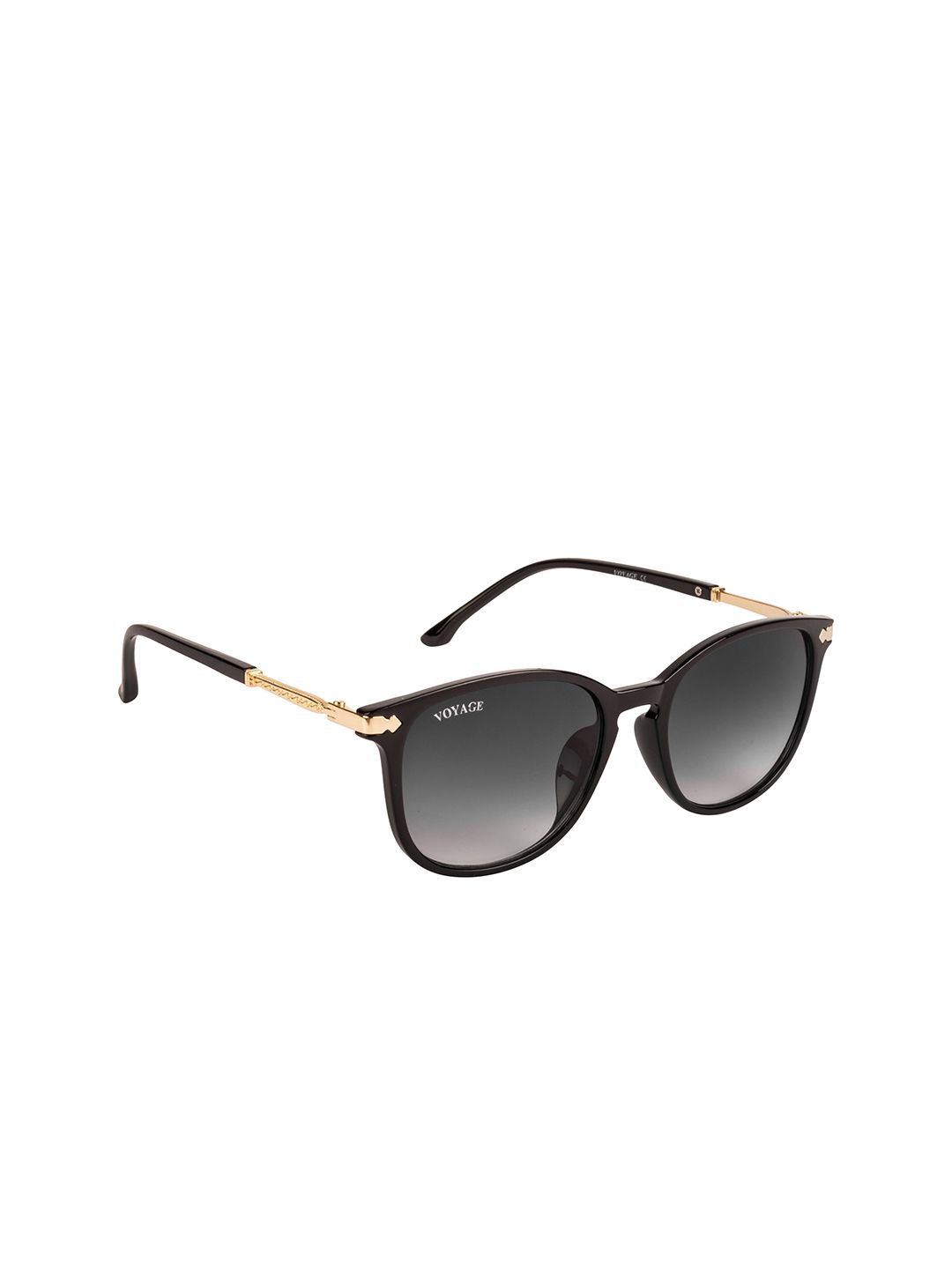 Voyage Women Black Lens & Wayfarer Sunglasses with UV Protected Lens Price in India