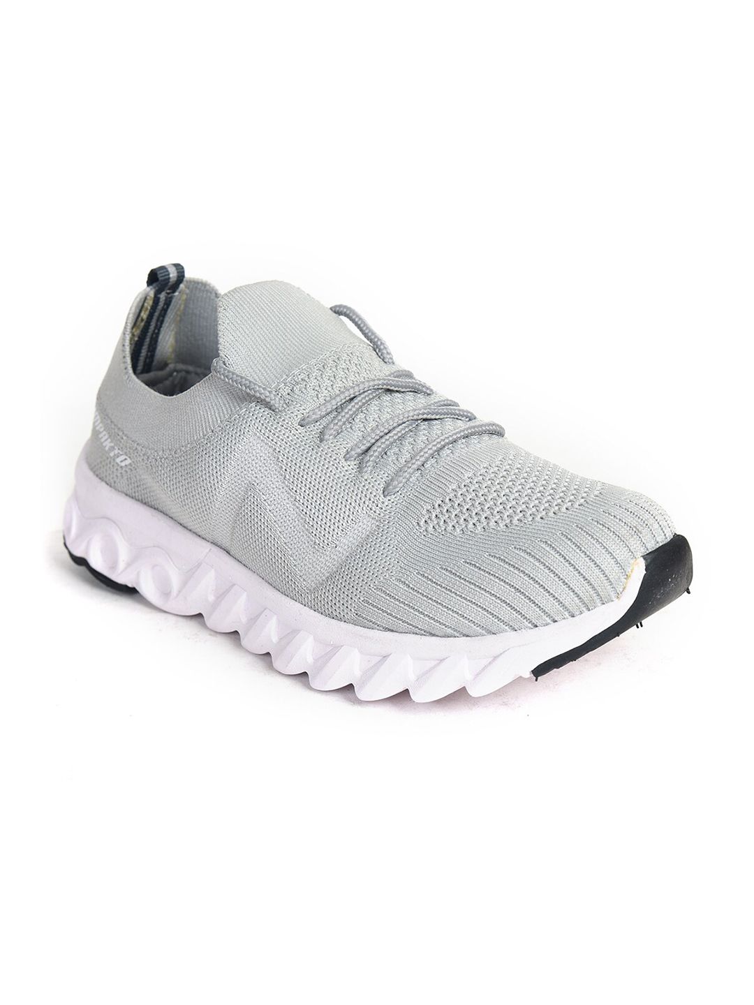 IMPAKTO Women Grey Mesh Running Non-Marking Shoes Price in India