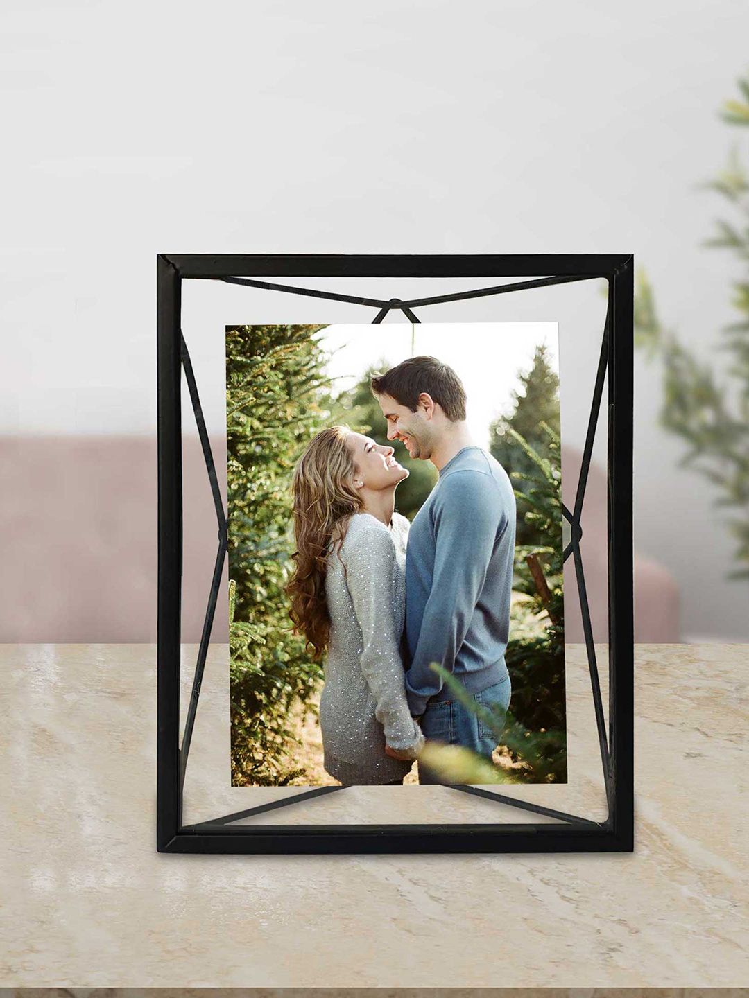 Art Street Black Angled Diamond Photo Frame Price in India