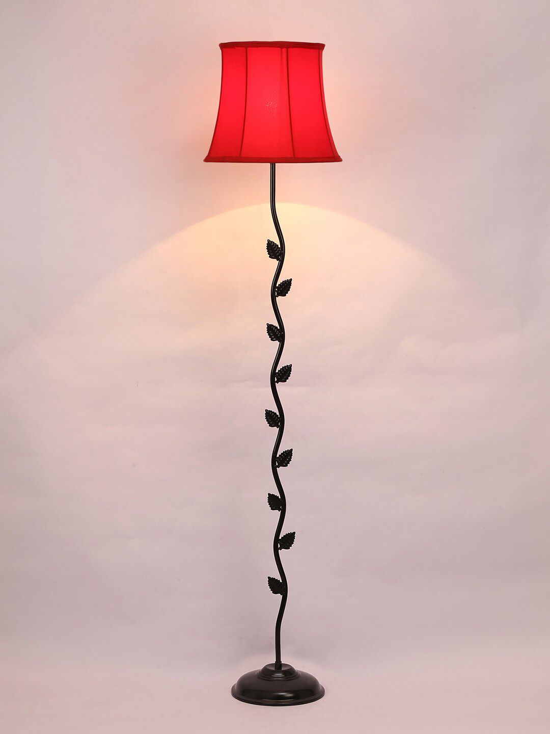 Devansh Red Iron Floor Standing Lamp Price in India