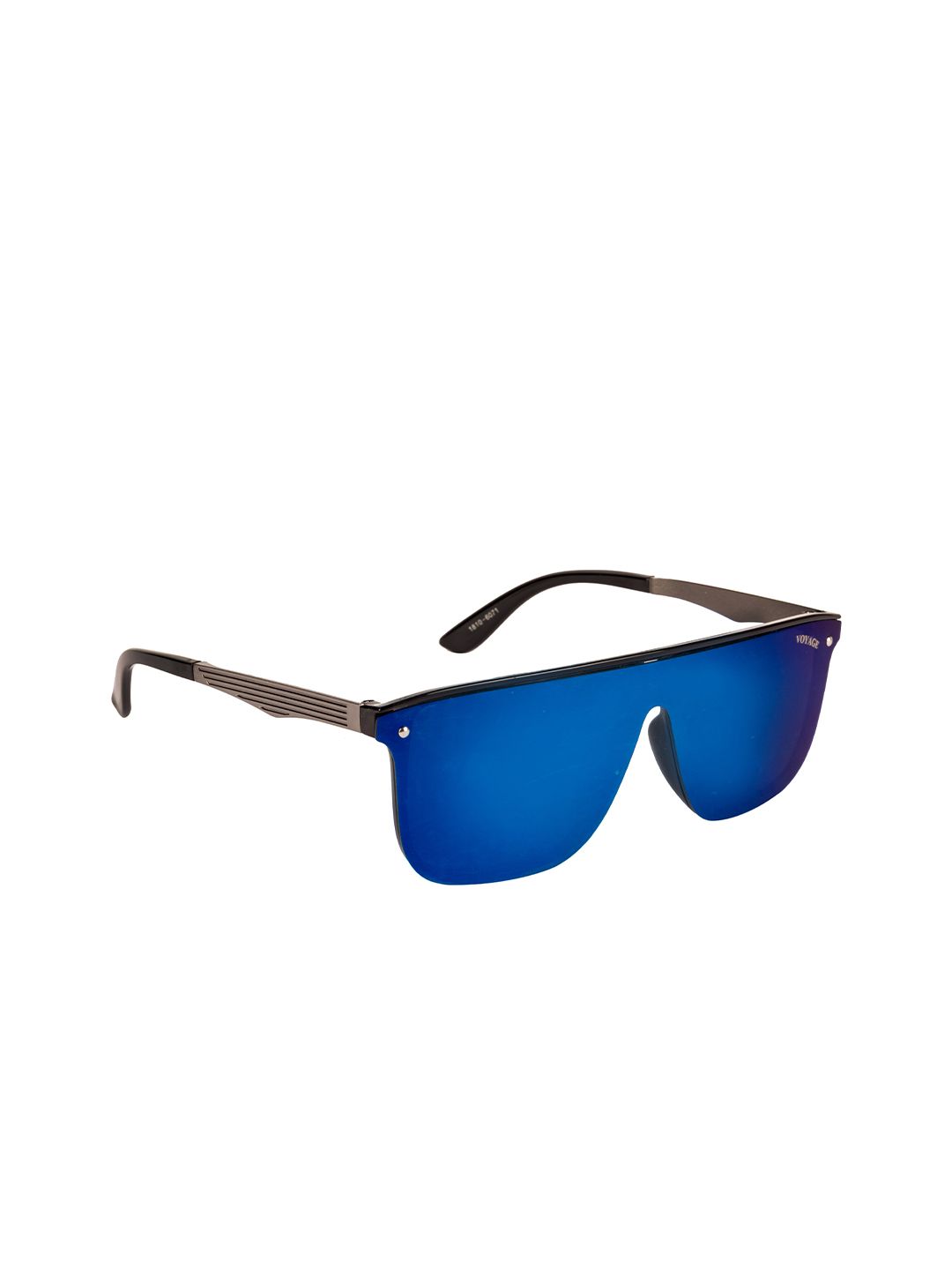 Voyage Unisex Blue Lens & Black UV Protected Lens Wayfarer Sunglasses Price in India
