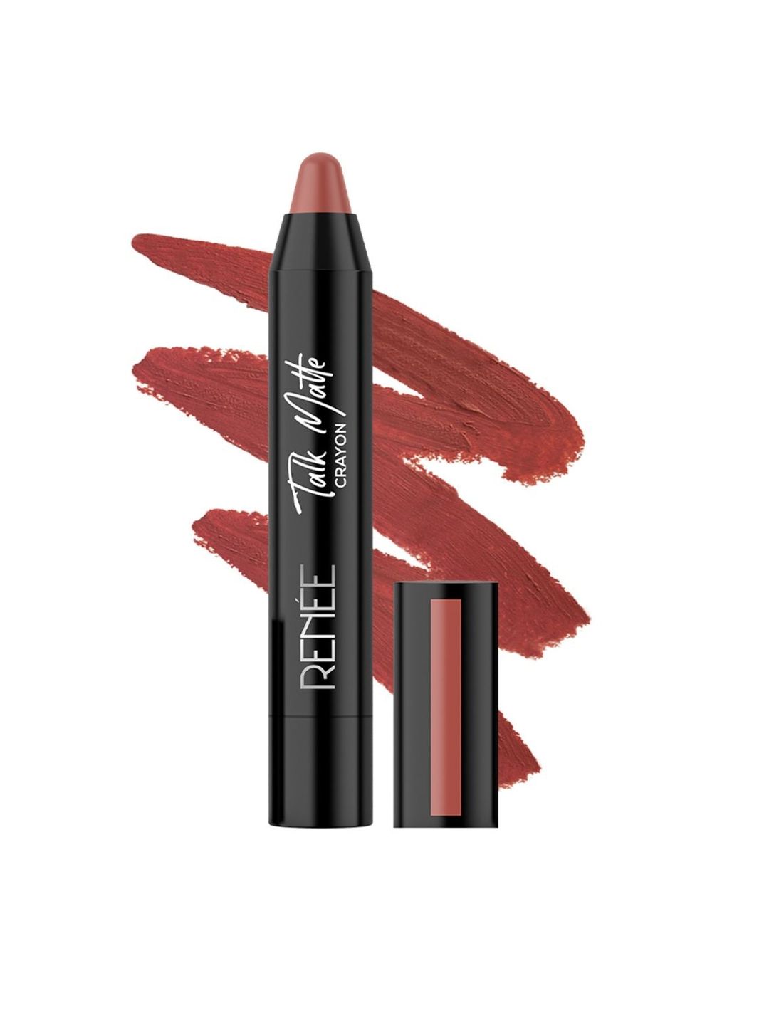 RENEE Talk Matte Crayon Lipstick - Brick Blare 4.5g Price in India