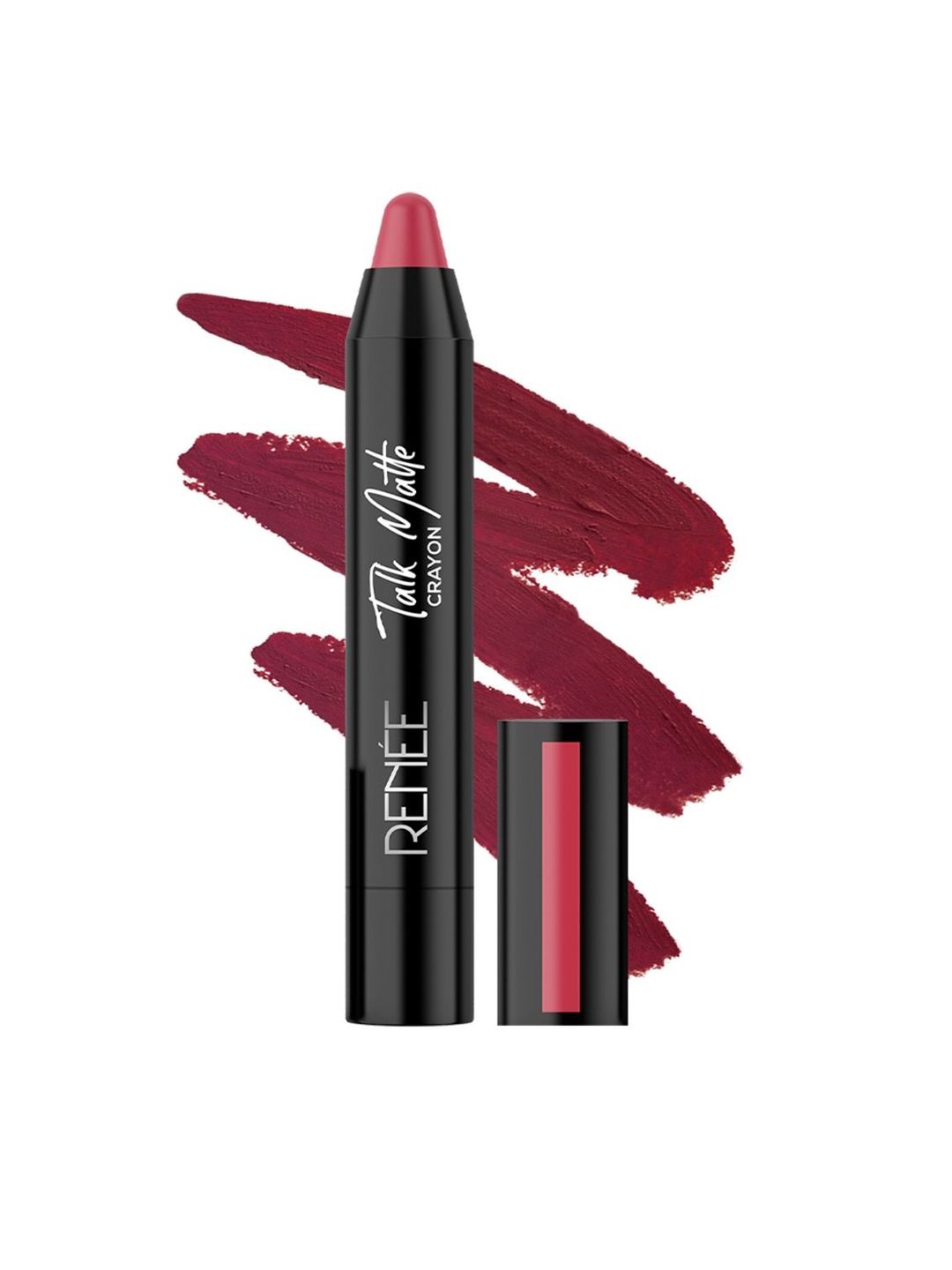 RENEE Talk Matte Crayon Lipstick - Pink Thunder 4.5g
