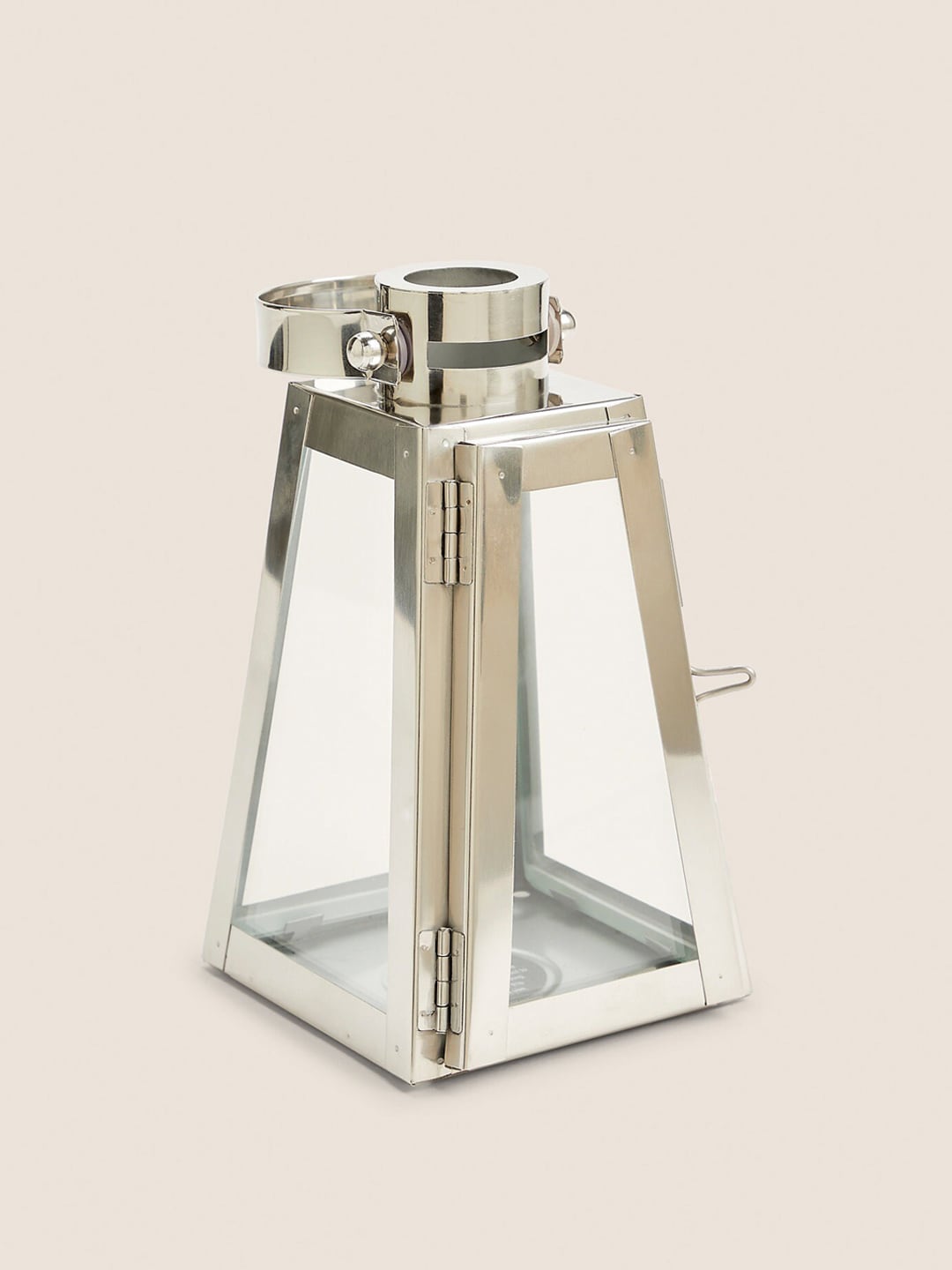Marks & Spencer Silver-toned Small Metal Lantern Price in India